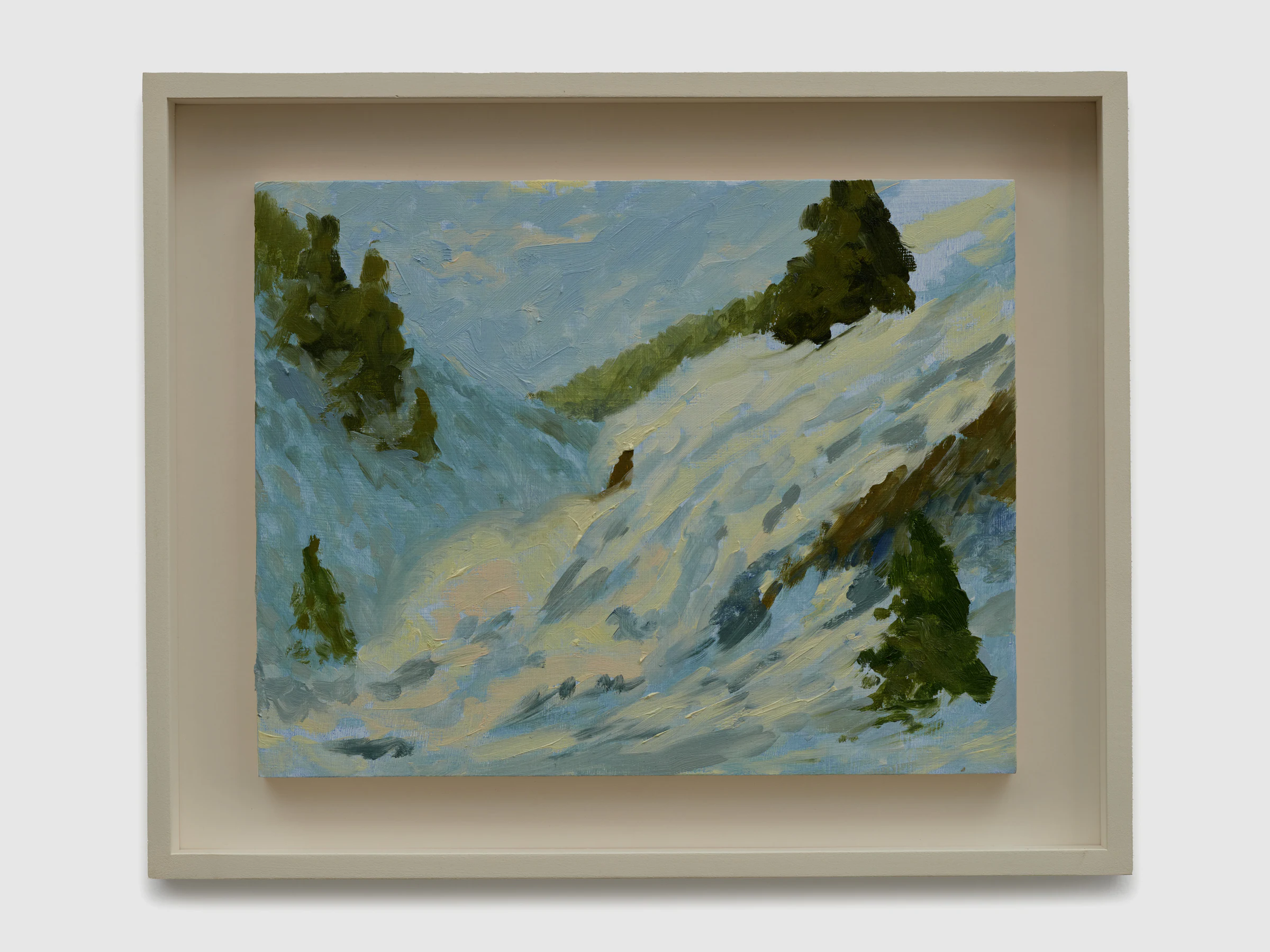 Anders Lindseth, Echo, 2025, Oil on panel, 11 x 13 1/2 in 28 x 34 cm (unframed) 14 1/2 x 18 in 37 x 46 cm (framed)
