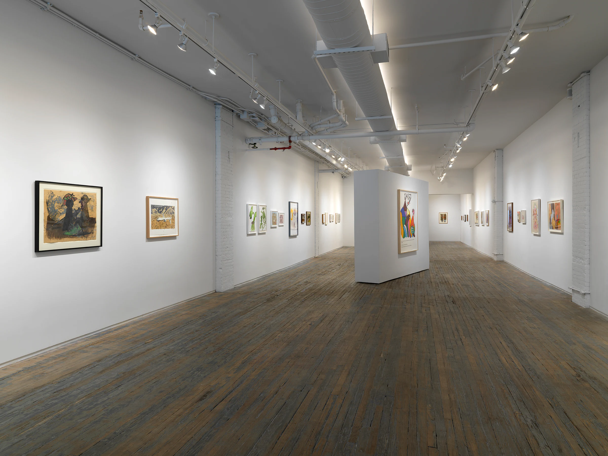 Works on Paper: 100 Years, installation view