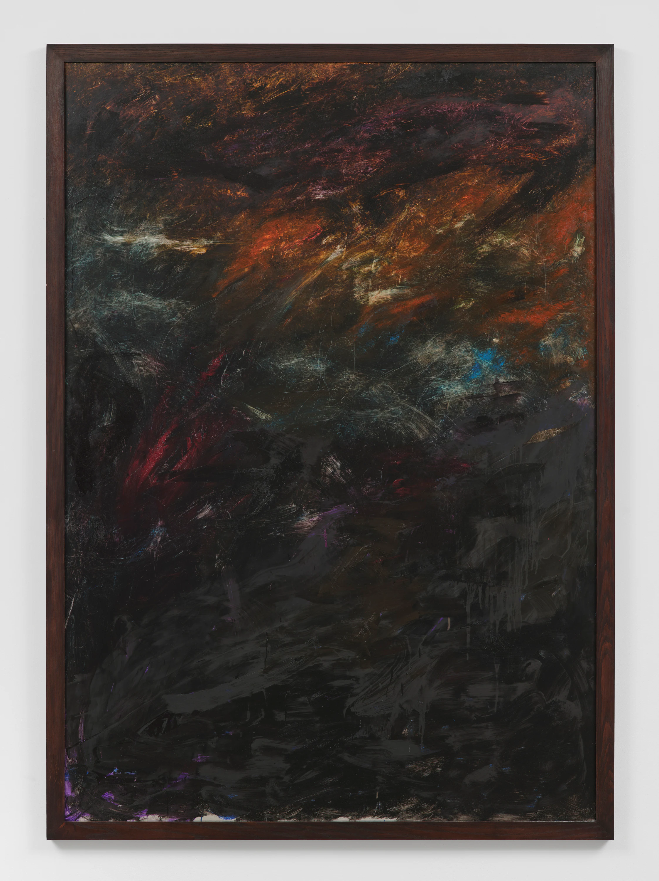 Nicholas Campbell, Whatever It Takes, 2026, Oil on aluminum mounted on wooden frame, 87 1/3 x 62 1/2 in 222 x 159 cm
