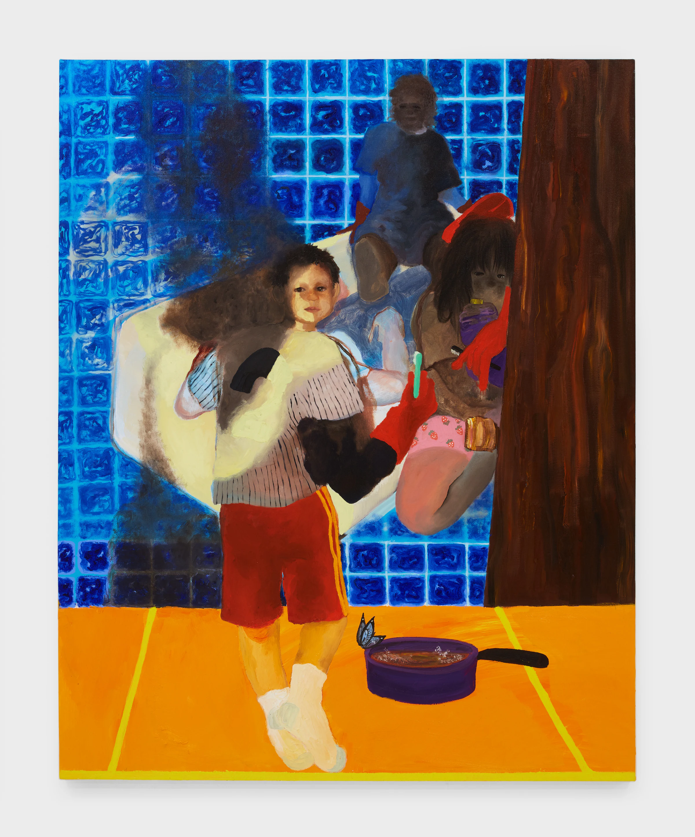 Veronica Fernandez, The Disciplined, 2022, Oil Paint and Acrylic Paint on Canvas, 60 x 48 in, 152.4 x 121.9 cm