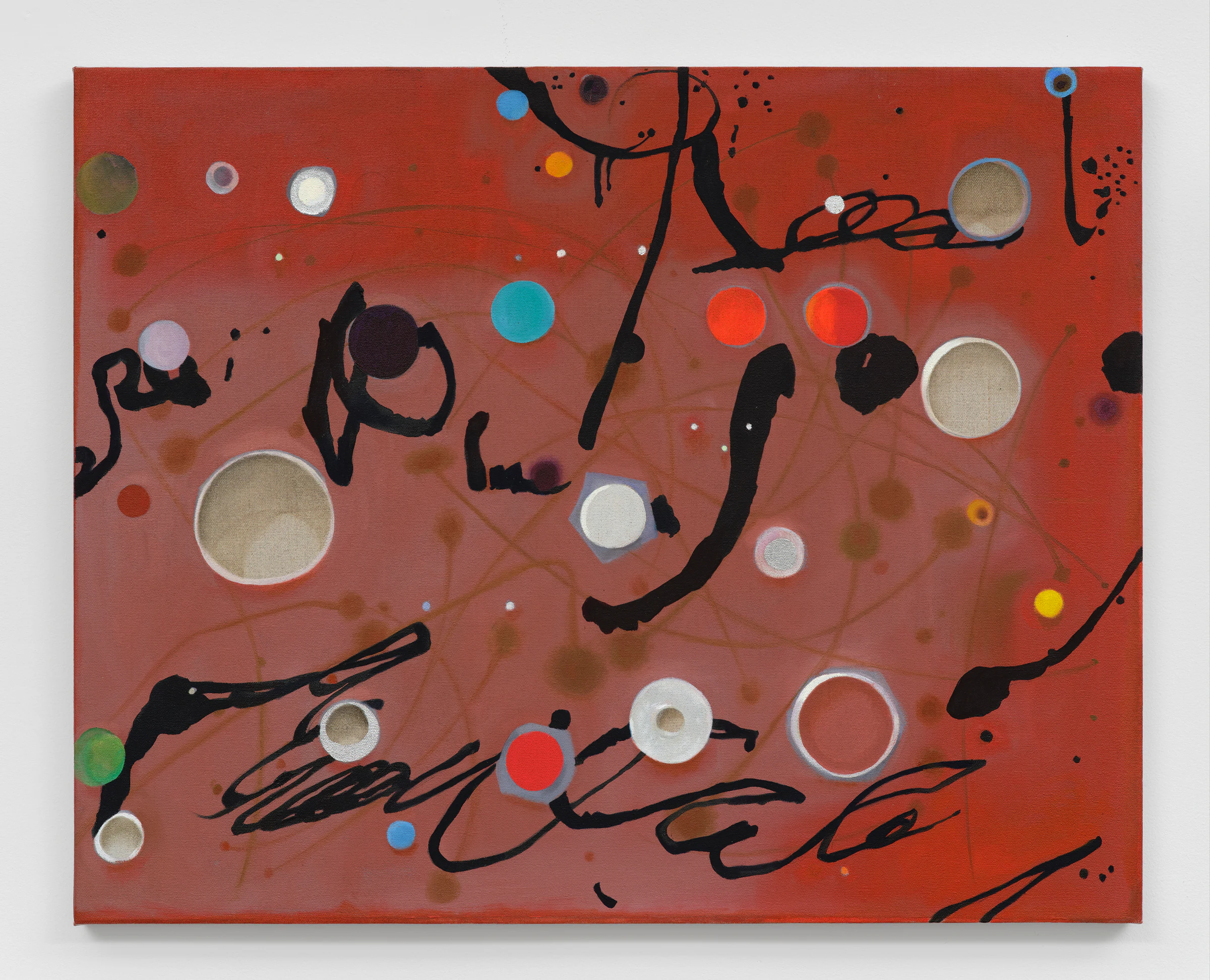Lauren Anaïs Hussey, Oral Tradition, Transmission, 2025, Oil on linen, 24 x 30 in, 61 x 76.2 cm