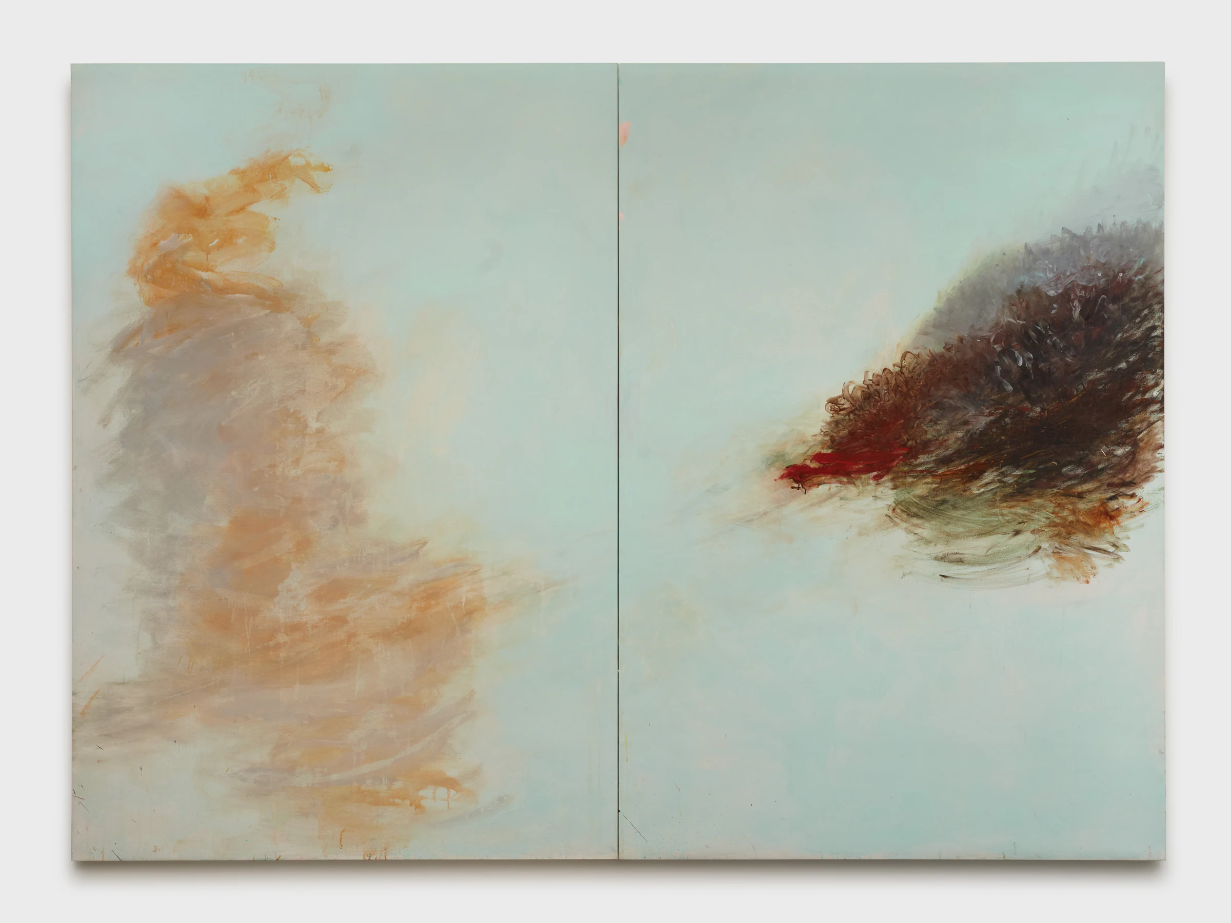 Alessandro Twombly, The Sphinx and The Mirage, 2021, Acrylic on Canvas , 92 1/8 x 126 in 234 x 320 cm