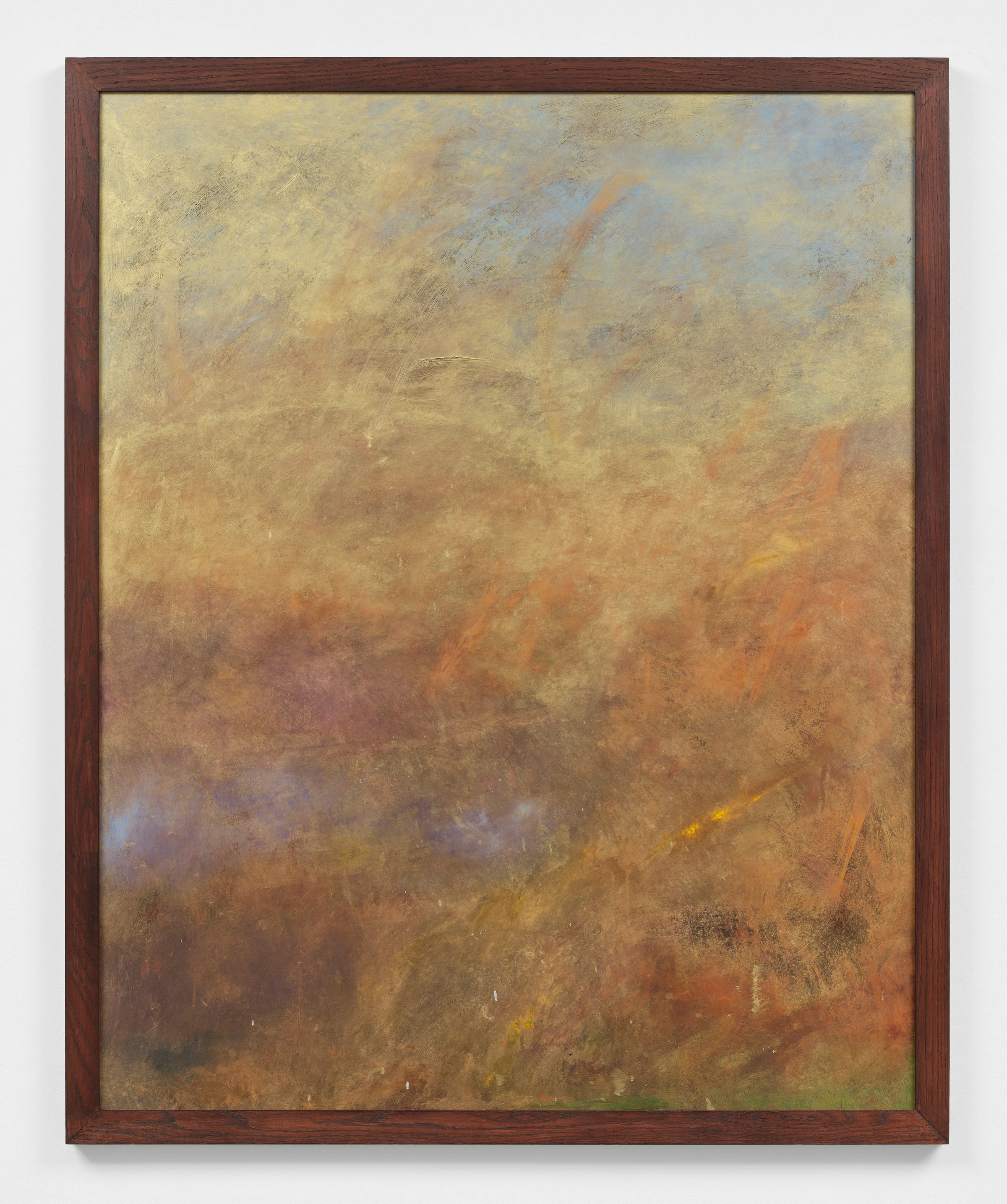 Nicholas Campbell, Overseas, 2026, Oil on aluminum mounted on wooden frame, 63 1/2 x 51 1/2 in 161 x 131 cm
