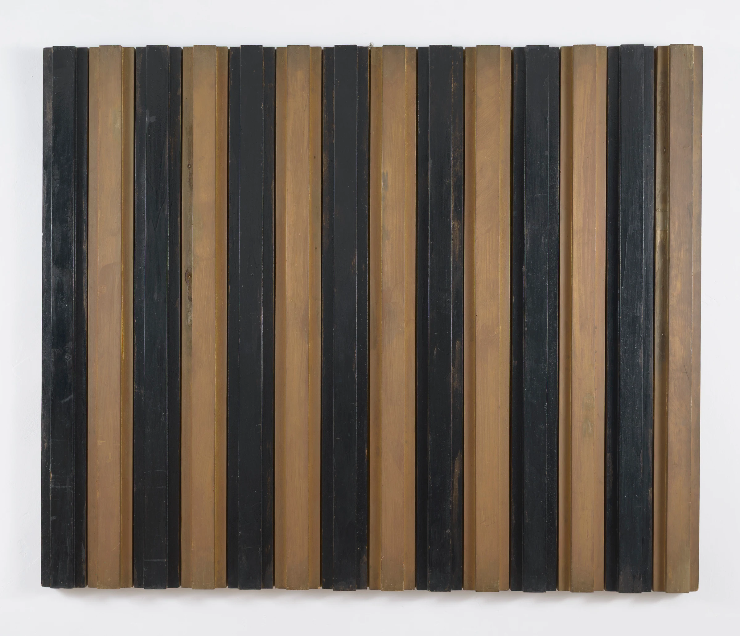 Tano Festa, Albinoni, 1962, Enamel and metallic pigment on wood, 120 x 145 x 6 cm; 47 1/4 × 57 1/8 × 2 3/8 in
