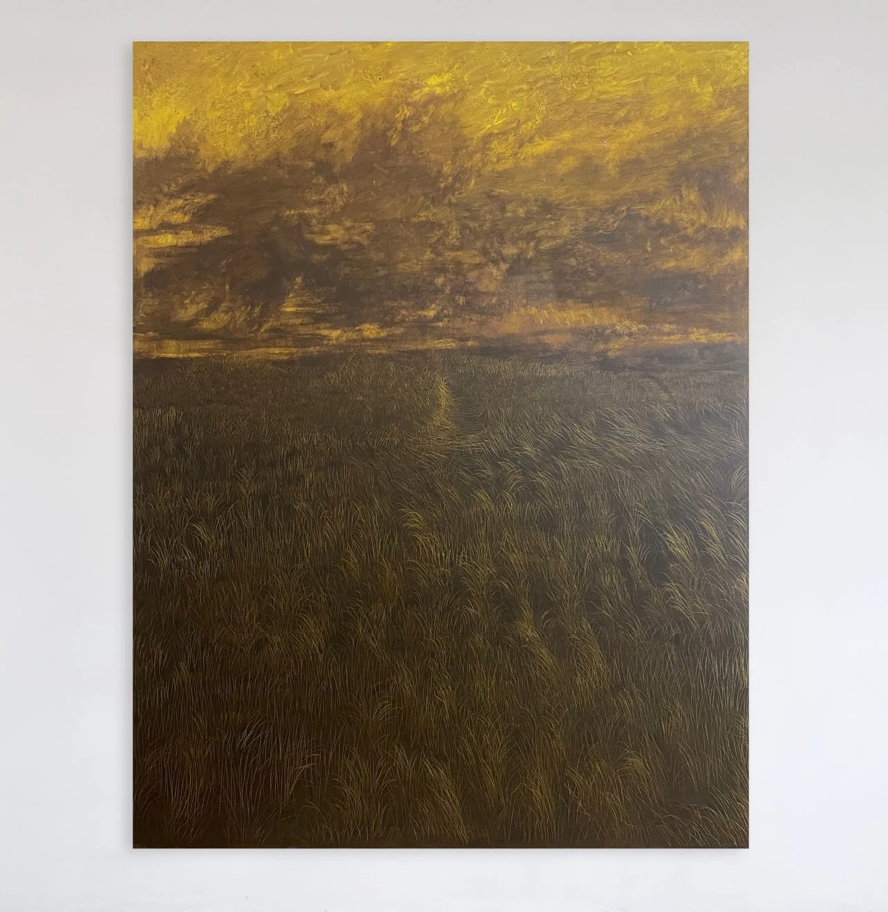 Francesco Cima, Tellus, 2023, Oil on canvas, 70 7/8 x 55 1/8 in 180 x 140 cm