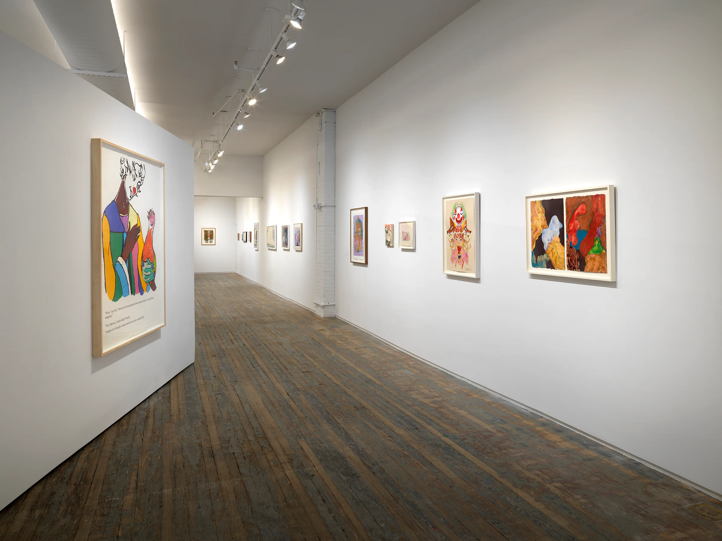Works on Paper: 100 Years, installation view