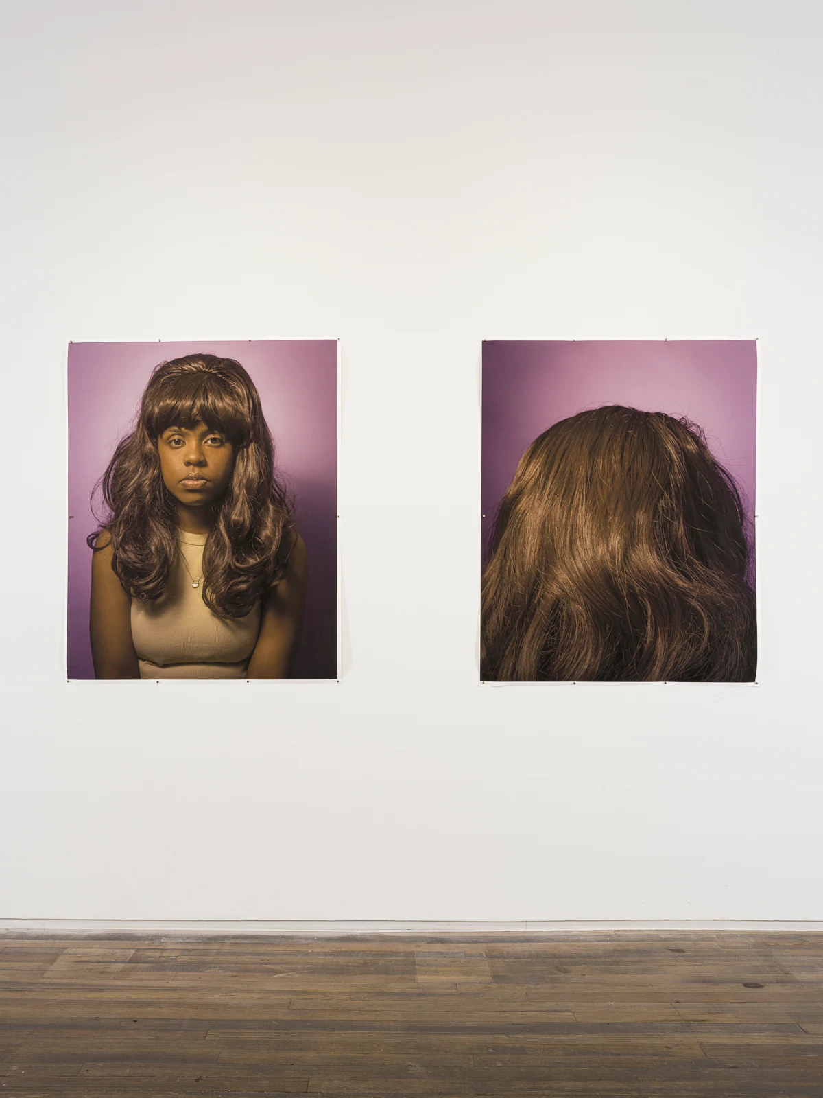 Arielle Gray, Alex I (left), Bump (right),2022, Edition of 5 + 2AP, Archival pigment print, 50 x 40 in 127 x 101.6 cm
