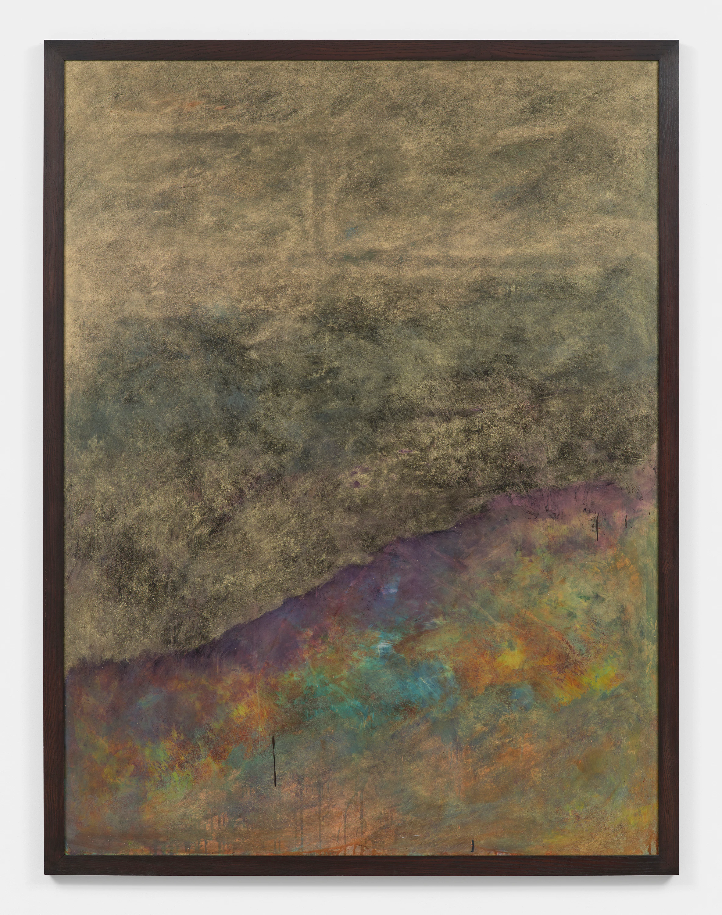 Nicholas Campbell, King of the Hill, 2026, Oil on aluminum mounted on wooden frame, 82 1/4 x 62 1/2 in 209 x 159 cm