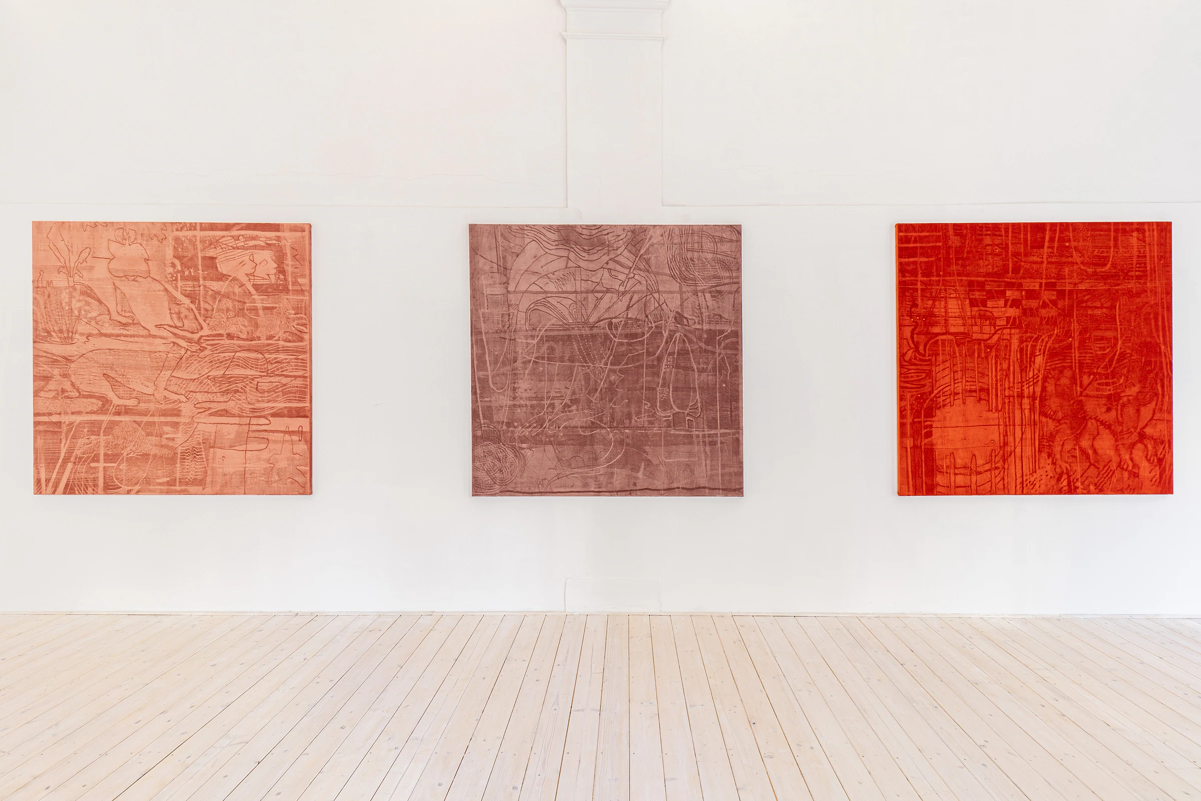 Leonardo Meoni: Cancellare Senza Permesso, installation view