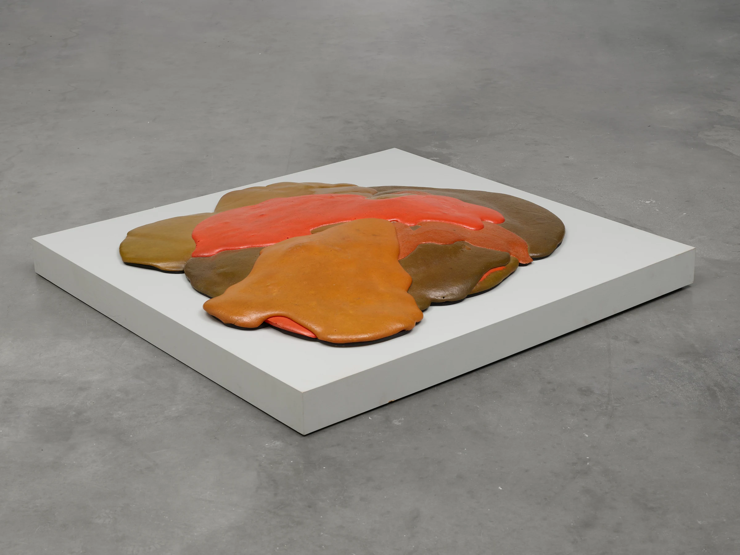Lynda Benglis, Untitled, 1969, Pigmented polyurethane foam, 7 x 50 x 59 in 18 x 127 x 150 cm
