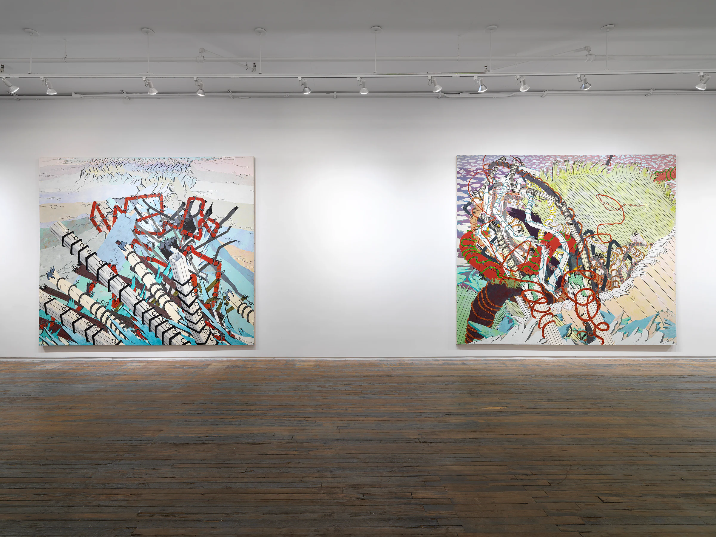 Andrew Piedilato: Nine Paintings (2009 - 2022), installation view