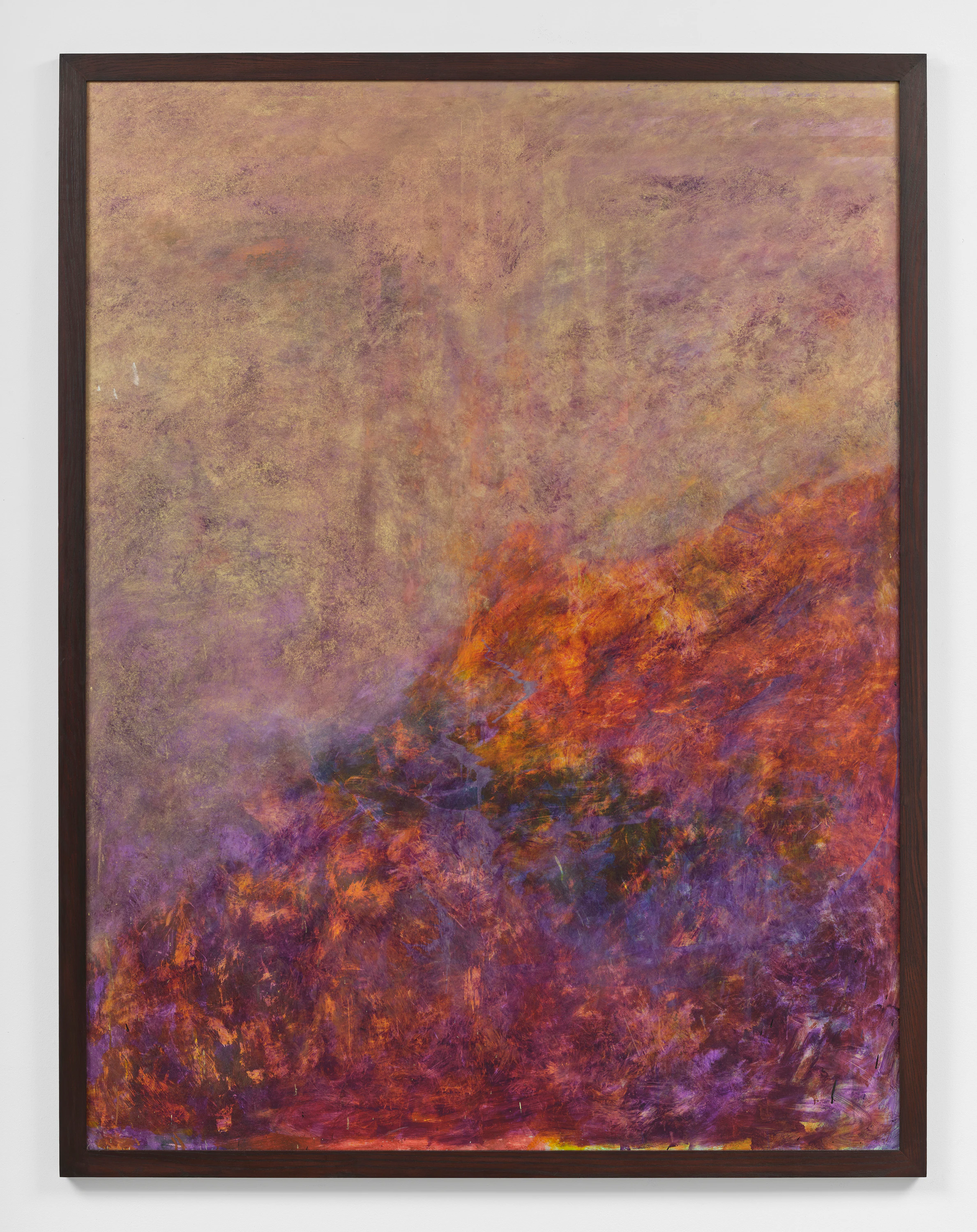 Nicholas Campbell, Shivasana, 2026, Oil on aluminum mounted on wooden frame, 82 1/4 x 63 1/3 in 209 x 161 cm