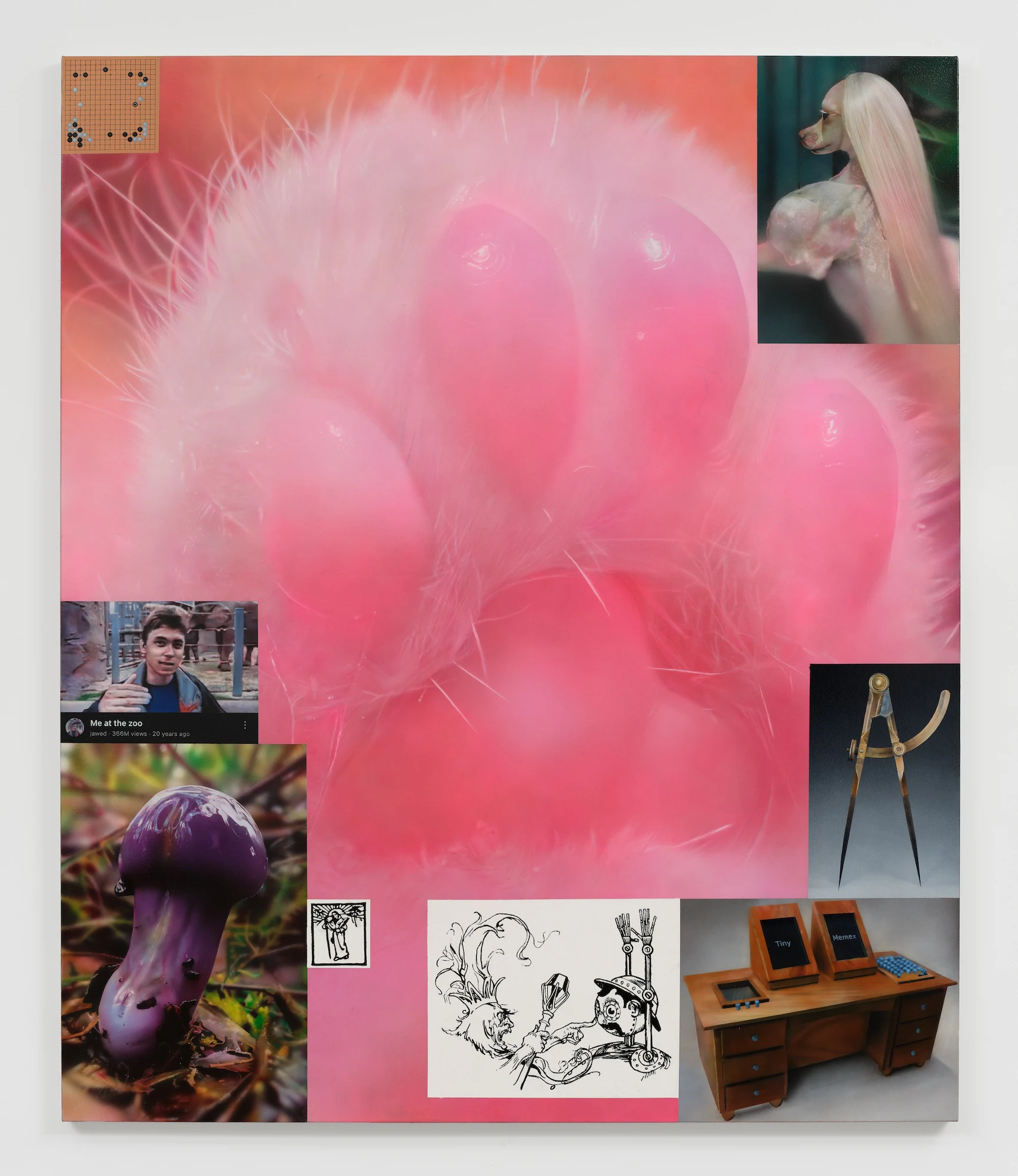 Craig Boagey, The All Thing, 2025, Acrylic on canvas, 74 3/4 x 63 in, 190 x 160 cm