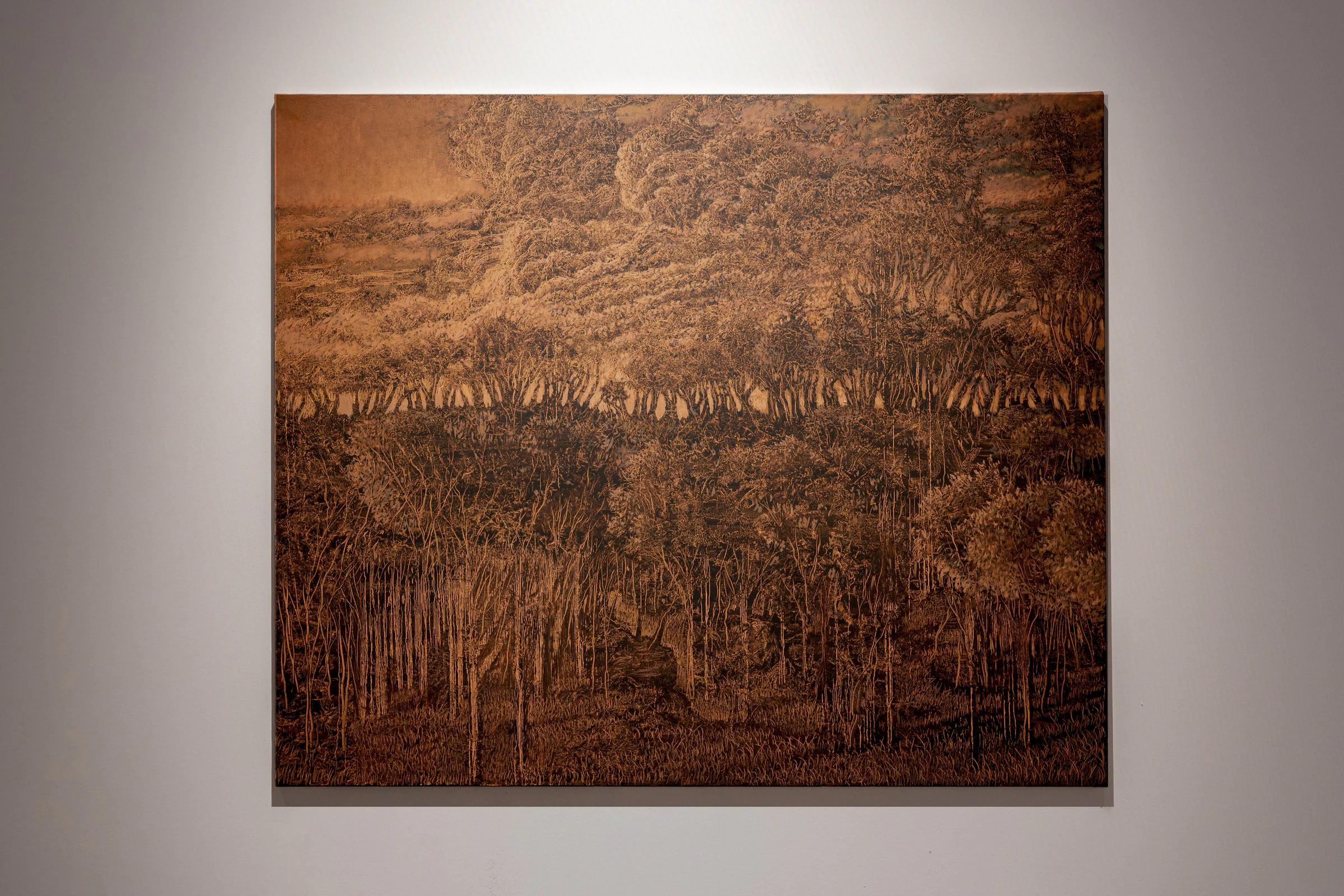 Francesco Cima, Broscus, 2025, oil on canvas, 39 3/8 x 47 1/4 in 100 x 120 cm