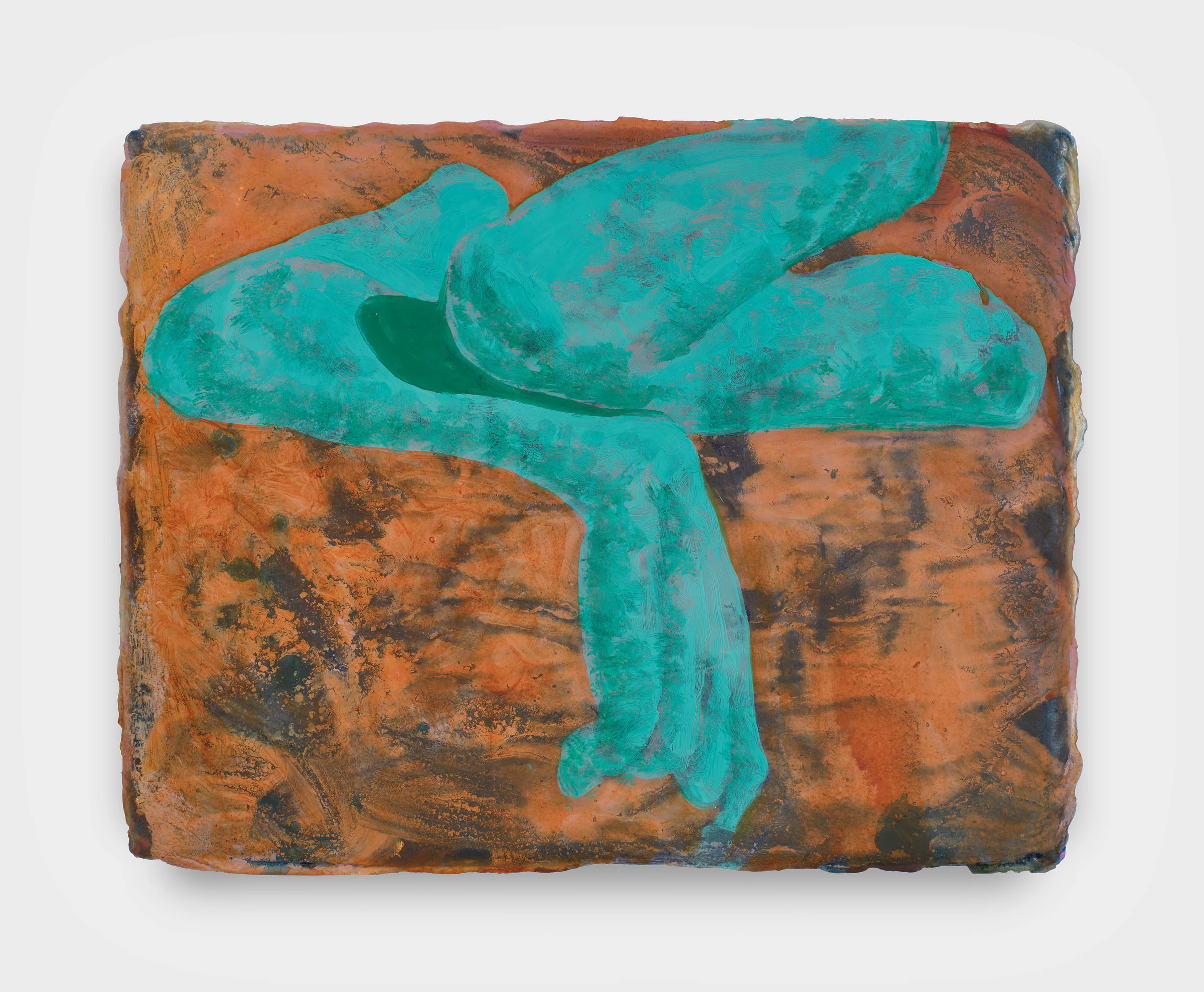 Adrian Schachter, After George platt Lyne’s Petunia , 2024, Acrylic, oil, and tempera on canvas, 8 x 10 1/2 in 20.3 x 26.7 cm