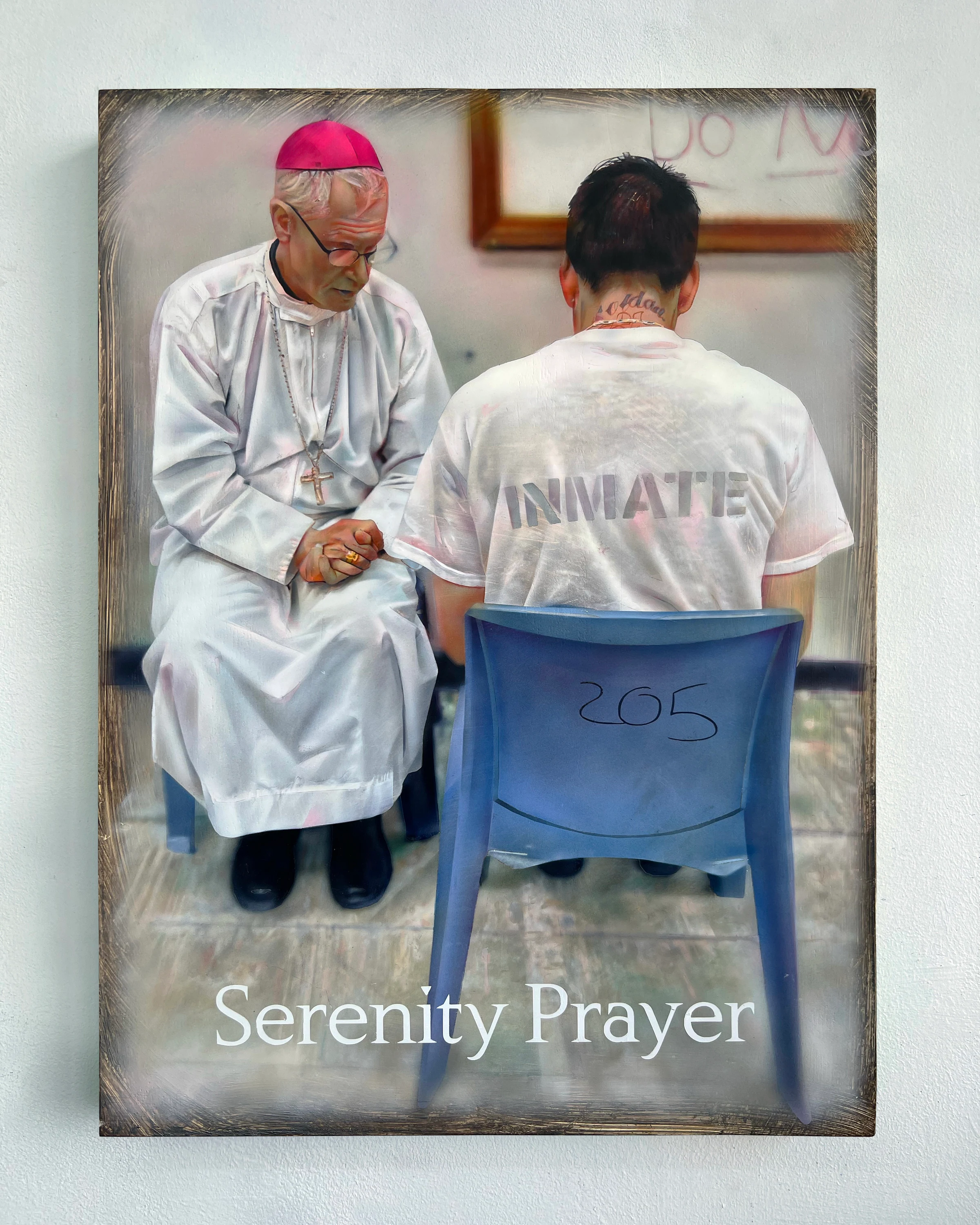 Craig Boagey, Serenity Prayer, 2024, Acrylic on canvas, 23 1/2 x 17 3/4 in 60 x 45 cm