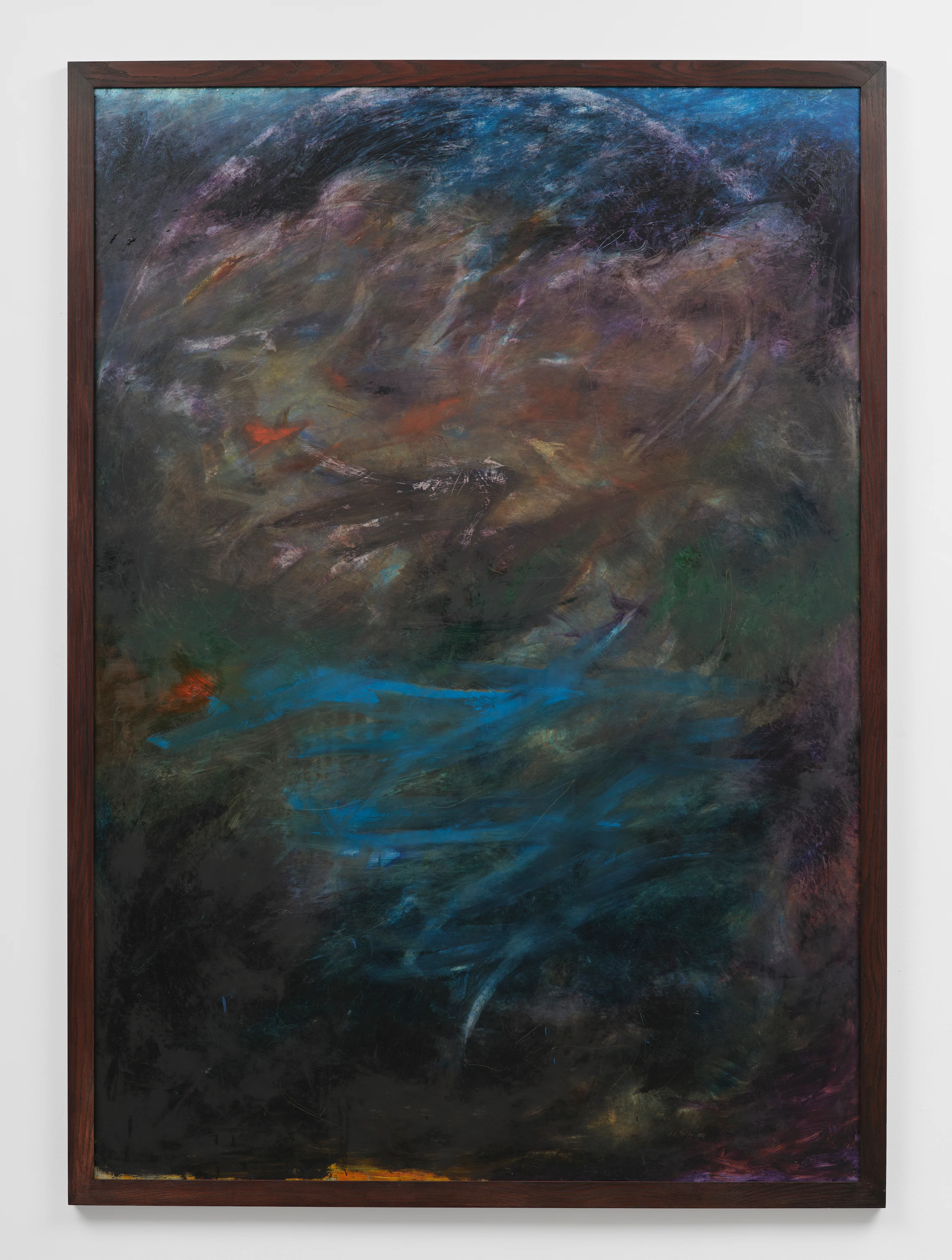 Nicholas Campbell, All it Was, 2026, Oil on aluminum mounted on wooden frame, 87 1/3 x 62 1/2 in 222 x 159 cm