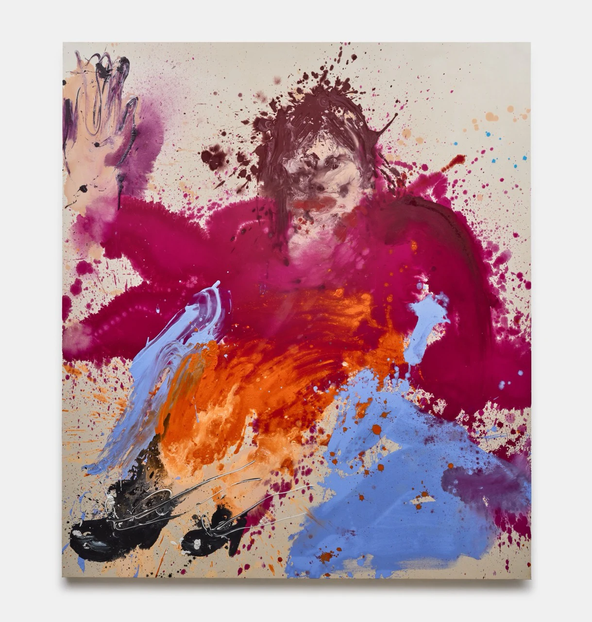 Cristina de Miguel, Lana, 2024, Acrylic on canvas, 96 x 84 in, 243.8 x 213.4 cm