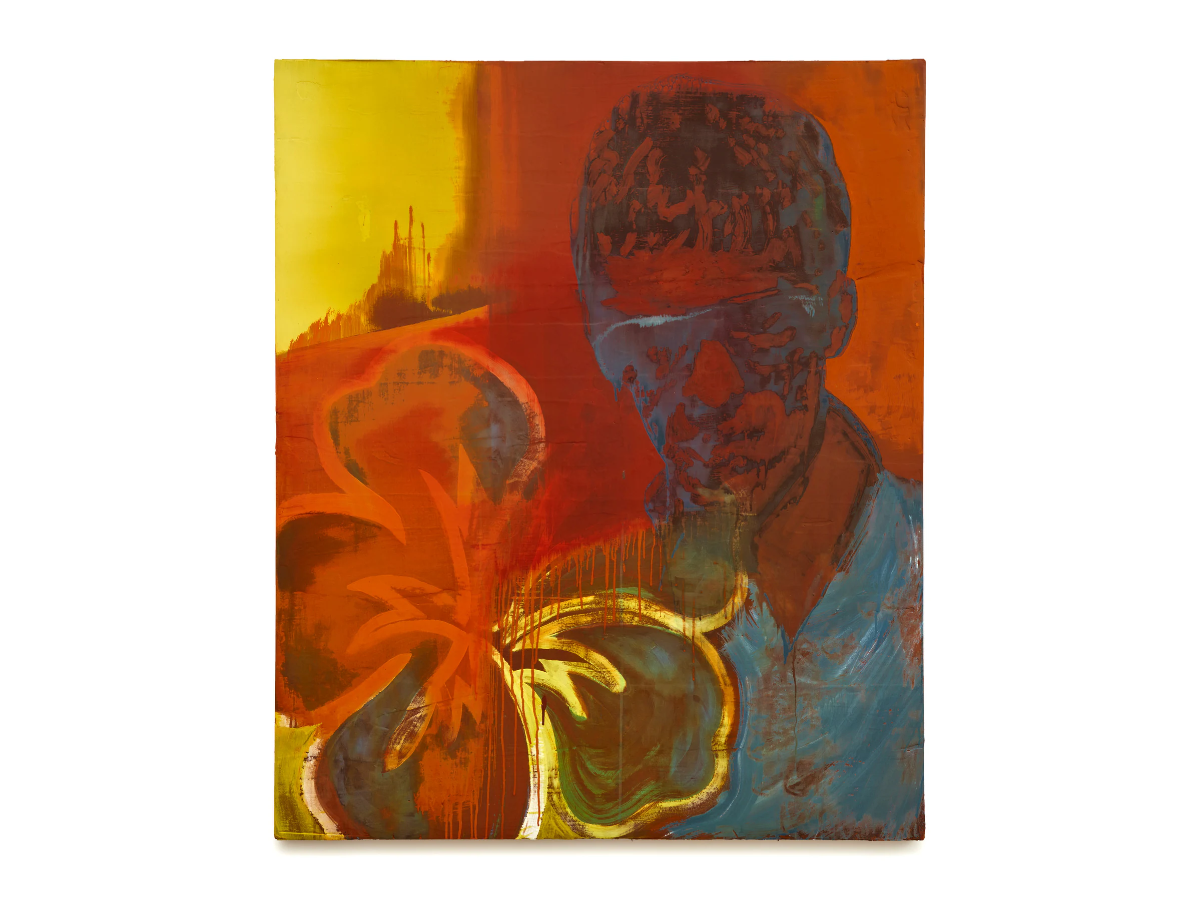 Marco Scarpi, Radler (Sonnenschein), 2024, Egg Tempera on Canvas, 47 1/4 x 39 3/8 in, 120 x 100 cm