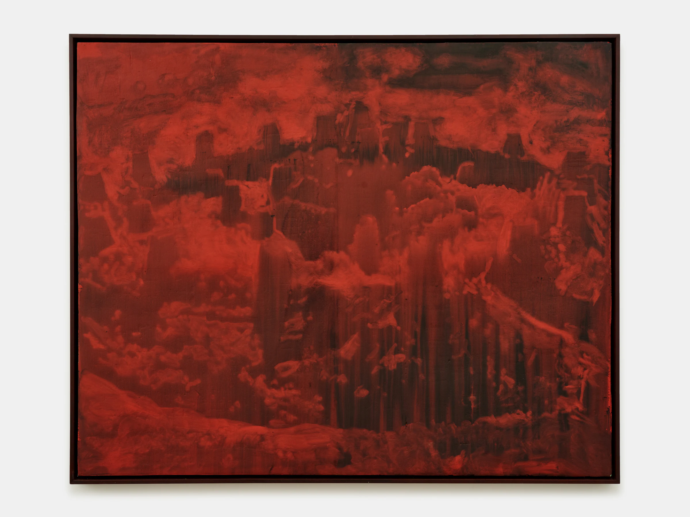 Marco Scarpi, Lohengrin, 2024, Egg Tempera on Canvas, 63 3/8 x 51 3/16 in, 161 x 130 cm (unframed) 65 3/8 x 53 3/16 in, 166.1 x 135.1 cm (framed)