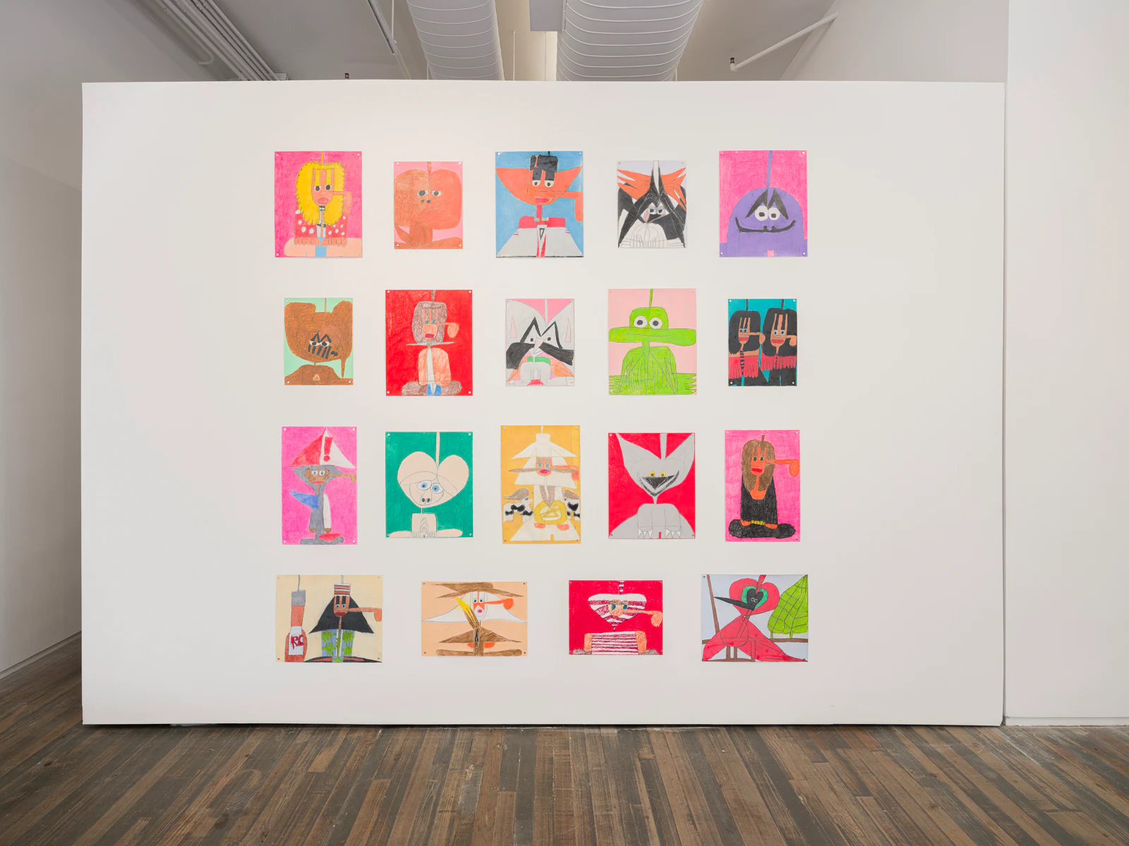 Anthony Coleman: Character Study, installation view