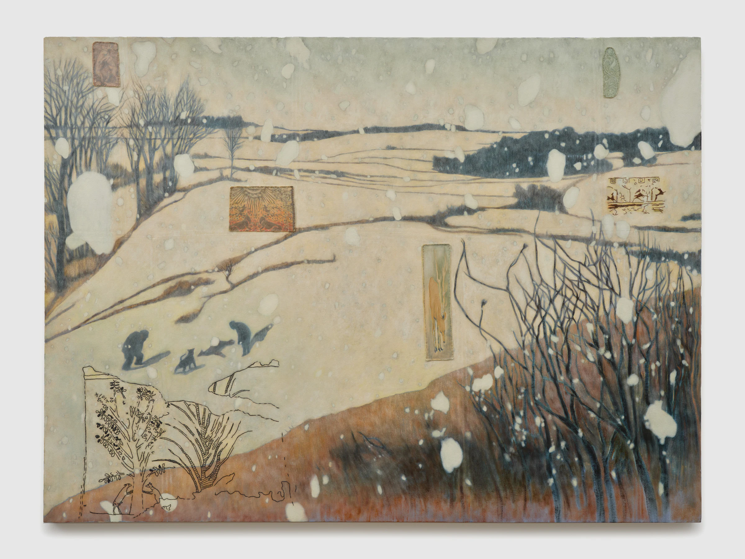 John Hee Taek Chae, February, 2025, Oil on canvas, 42 x 57 in 107 x 145 cm