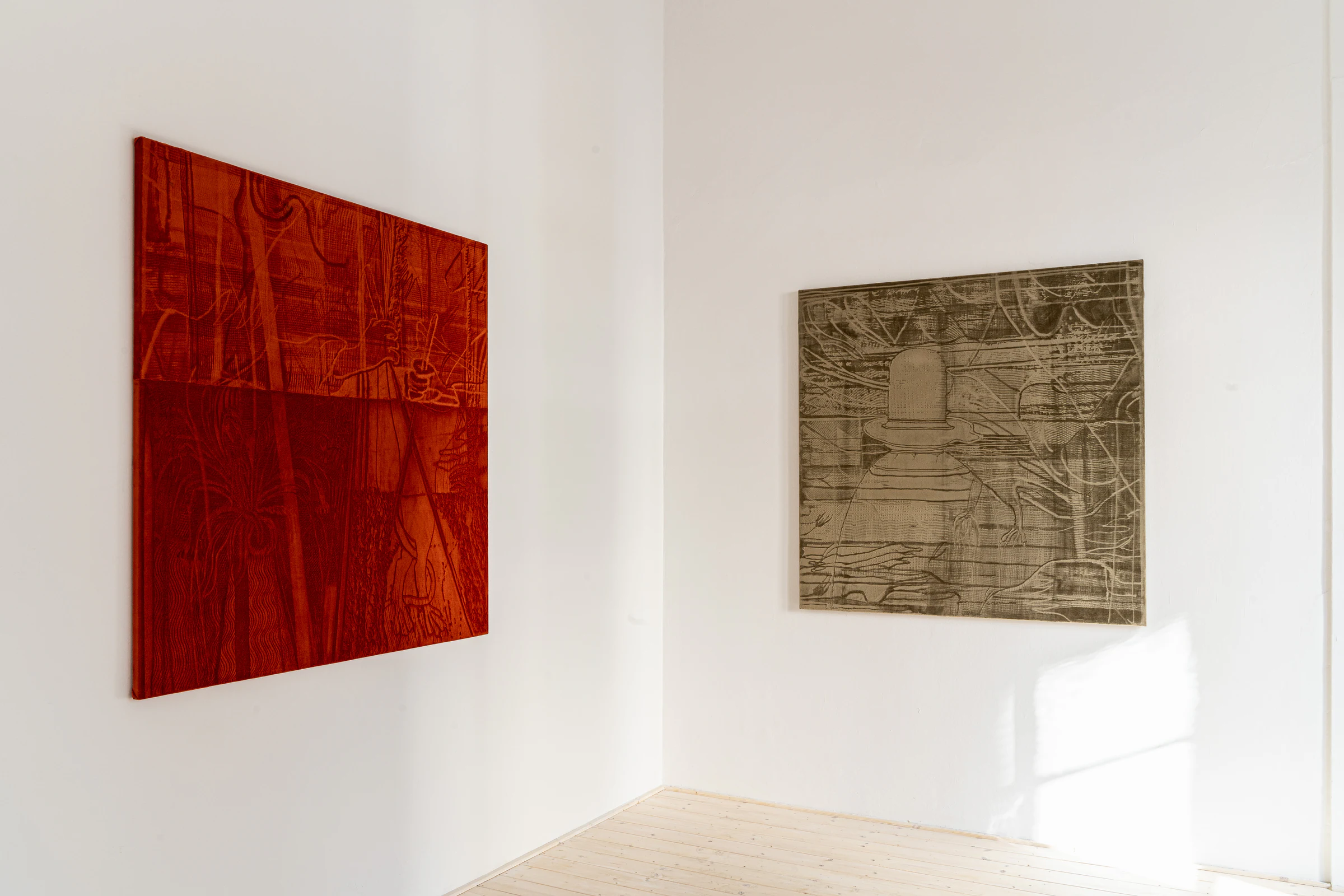 Leonardo Meoni: Cancellare Senza Permesso, installation view