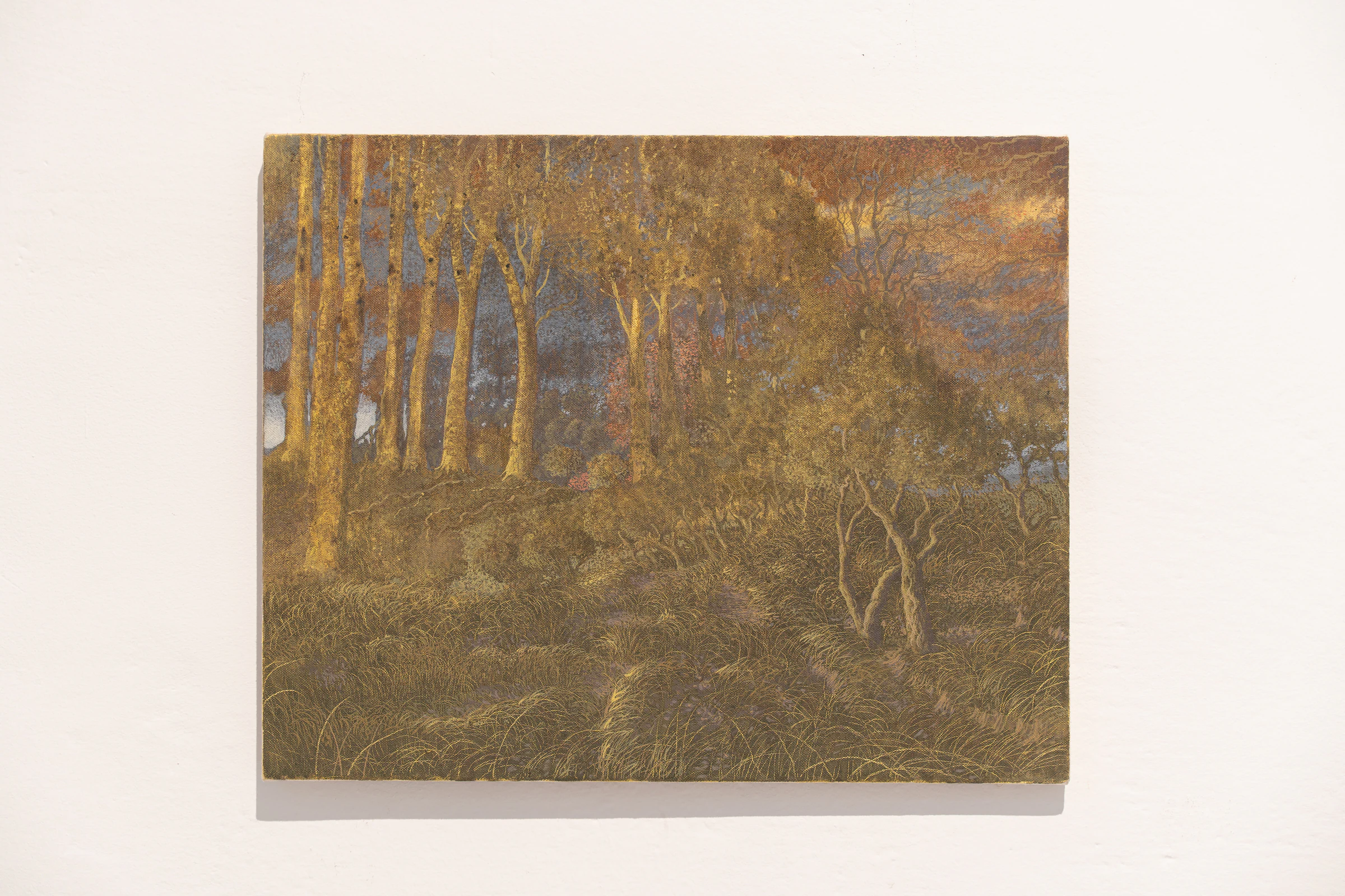 Francesco Cima, Posto Felice, 2023, Oil on canvas, 15 3/4 x 19 11/16 in 40 x 50 cm