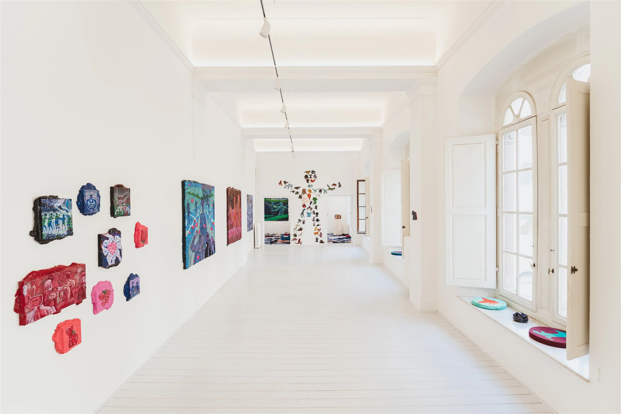 Adrian Schachter: Split Ends, installation view