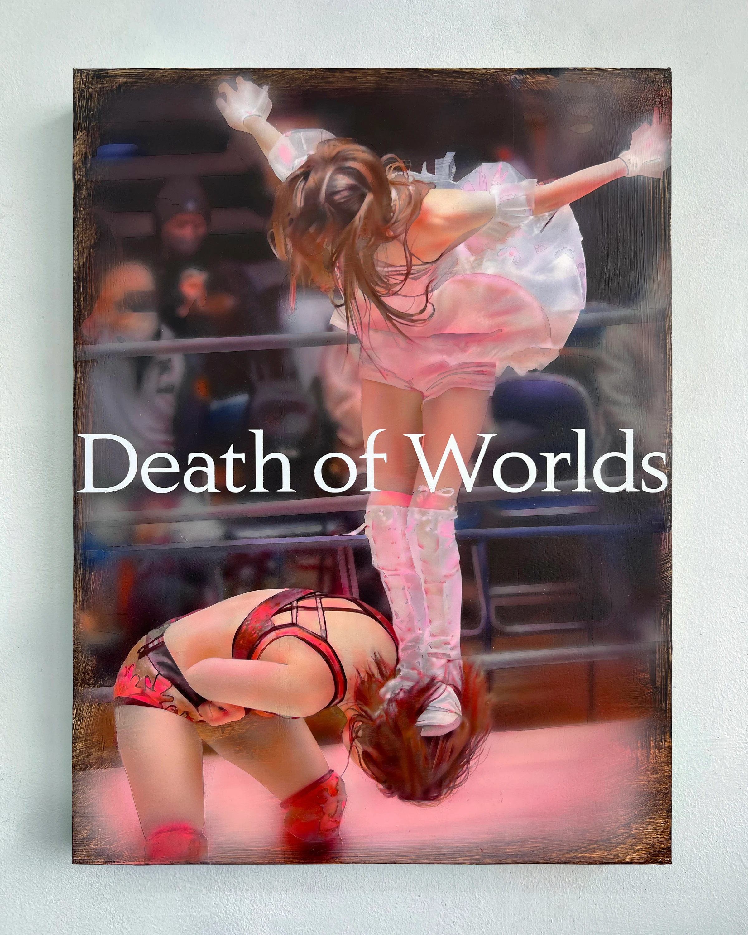 Craig Boagey, Death of Worlds, 2024, Acrylic on canvas, 23 1/2 x 17 3/4 in 60 x 45 cm