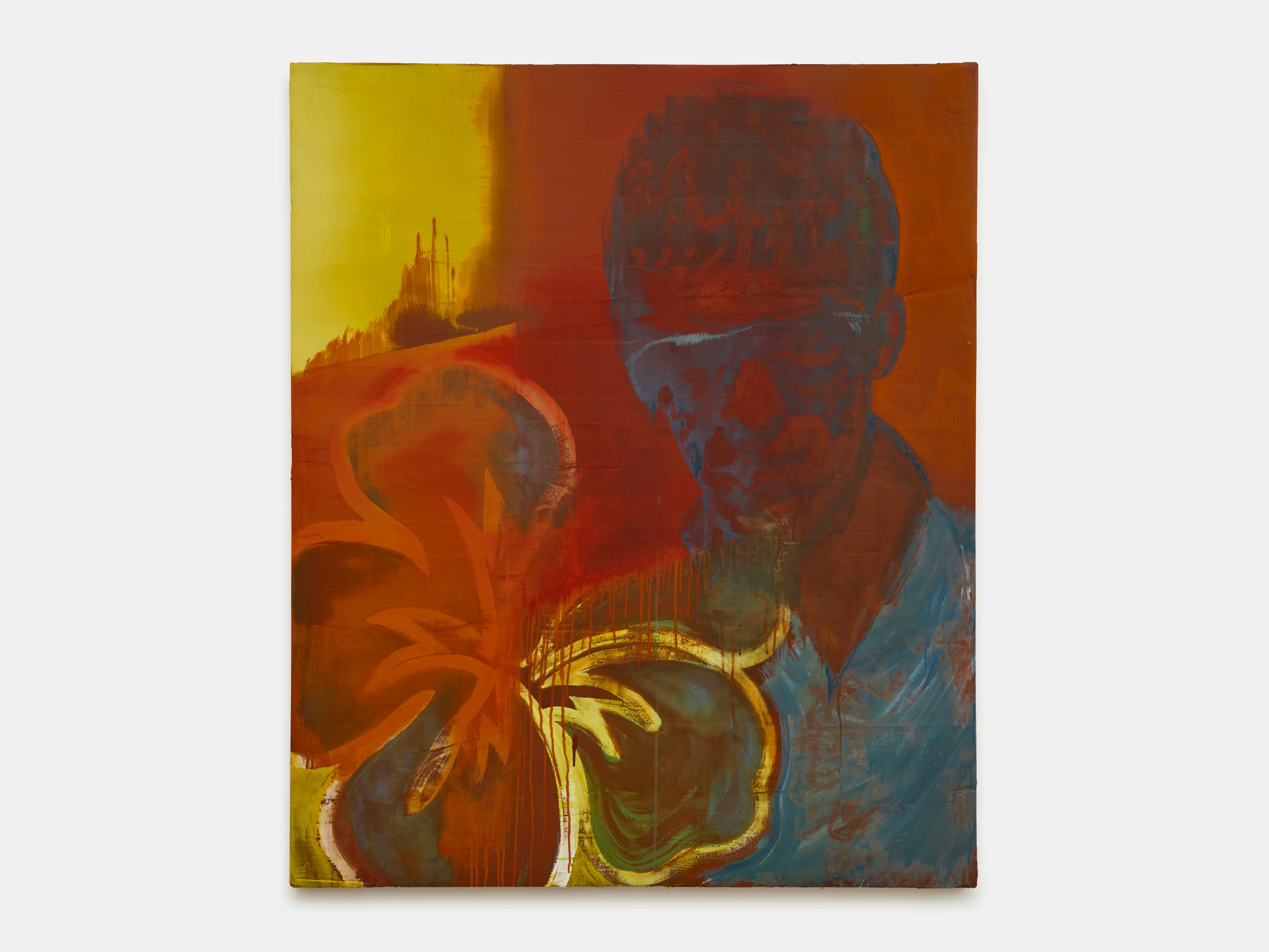 Marco Scarpi, Radler (Sonnenschein), 2024, Egg Tempera on Canvas, 47 1/4 x 39 3/8 in, 120 x 100 cm