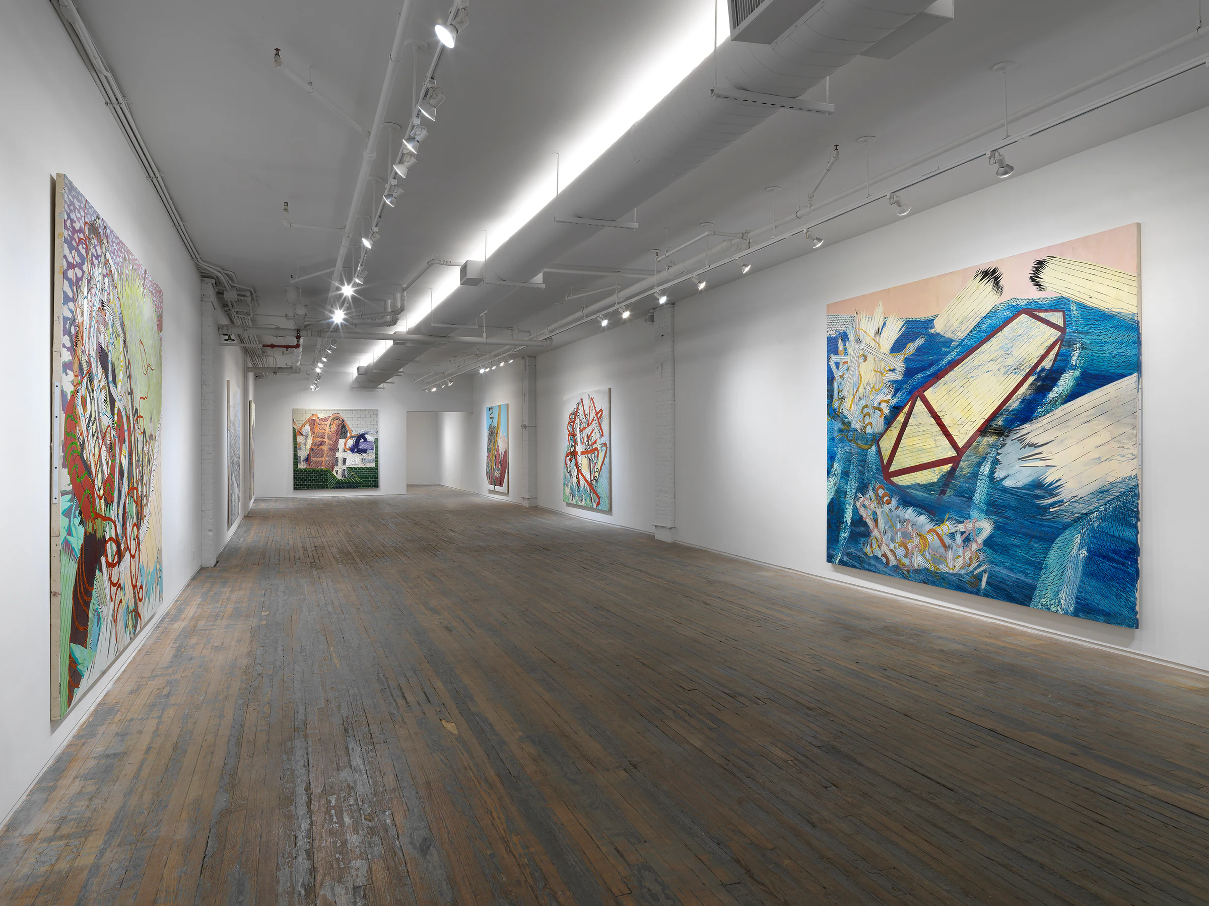 Andrew Piedilato: Nine Paintings (2009 - 2022), installation view
