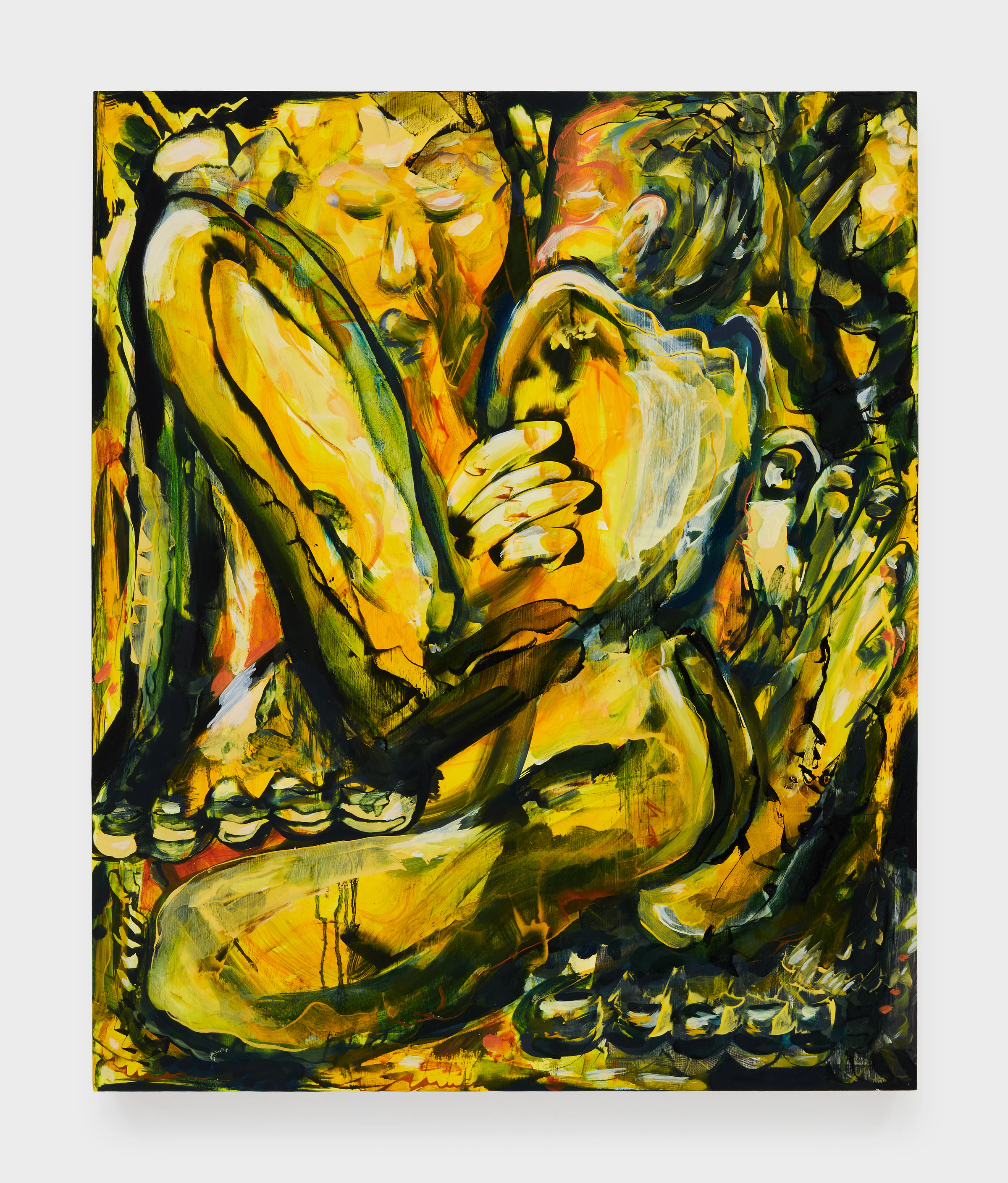 Jo Messer, How To Attach, 2022, Oil on Panel, 24 x 20 in, 61 x 50.8 cm