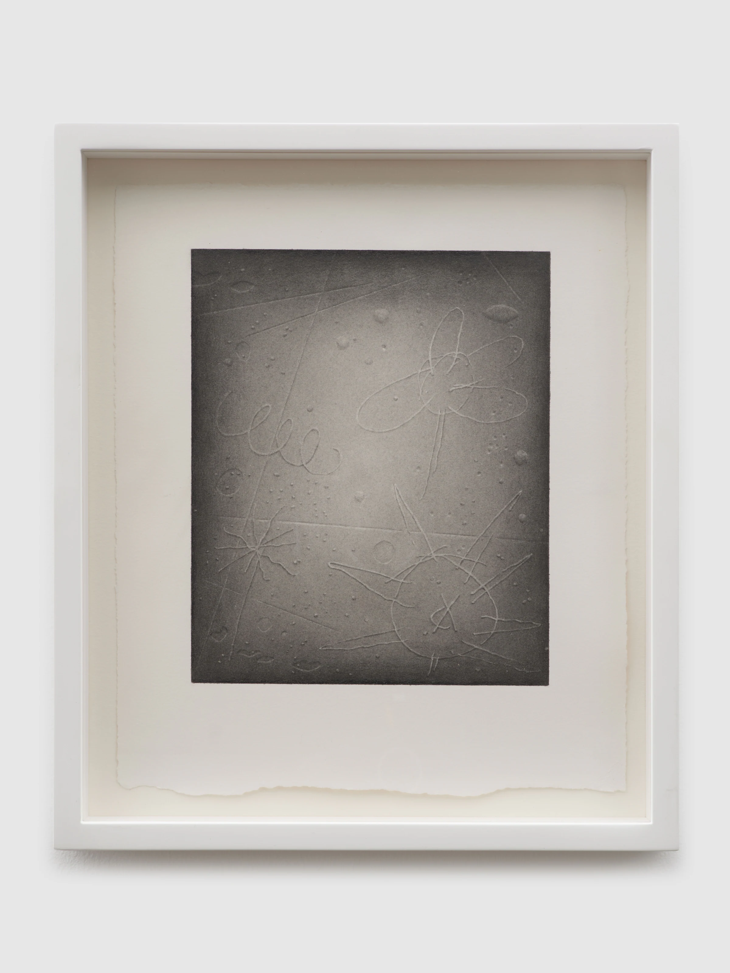 Ben Werther, Trampoline Burial, 2025, Graphite on paper, 12 x 10 in 30 x 25 cm (Unframed) 14 x 12 in 36 x 30 cm (framed)