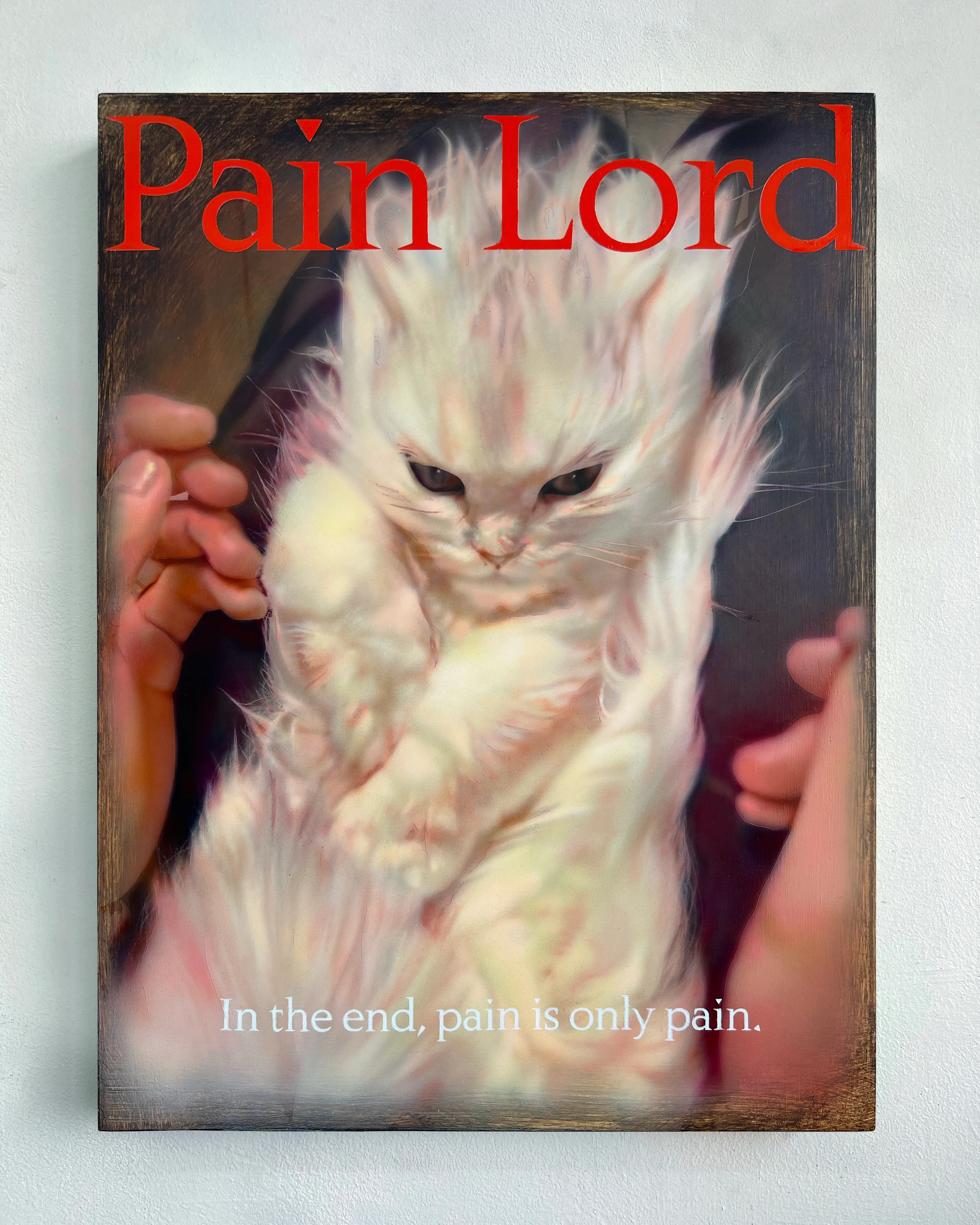 Craig Boagey, Pain Lord, 2024, Acrylic on canvas, 23 1/2 x 17 3/4 in 60 x 45 cm