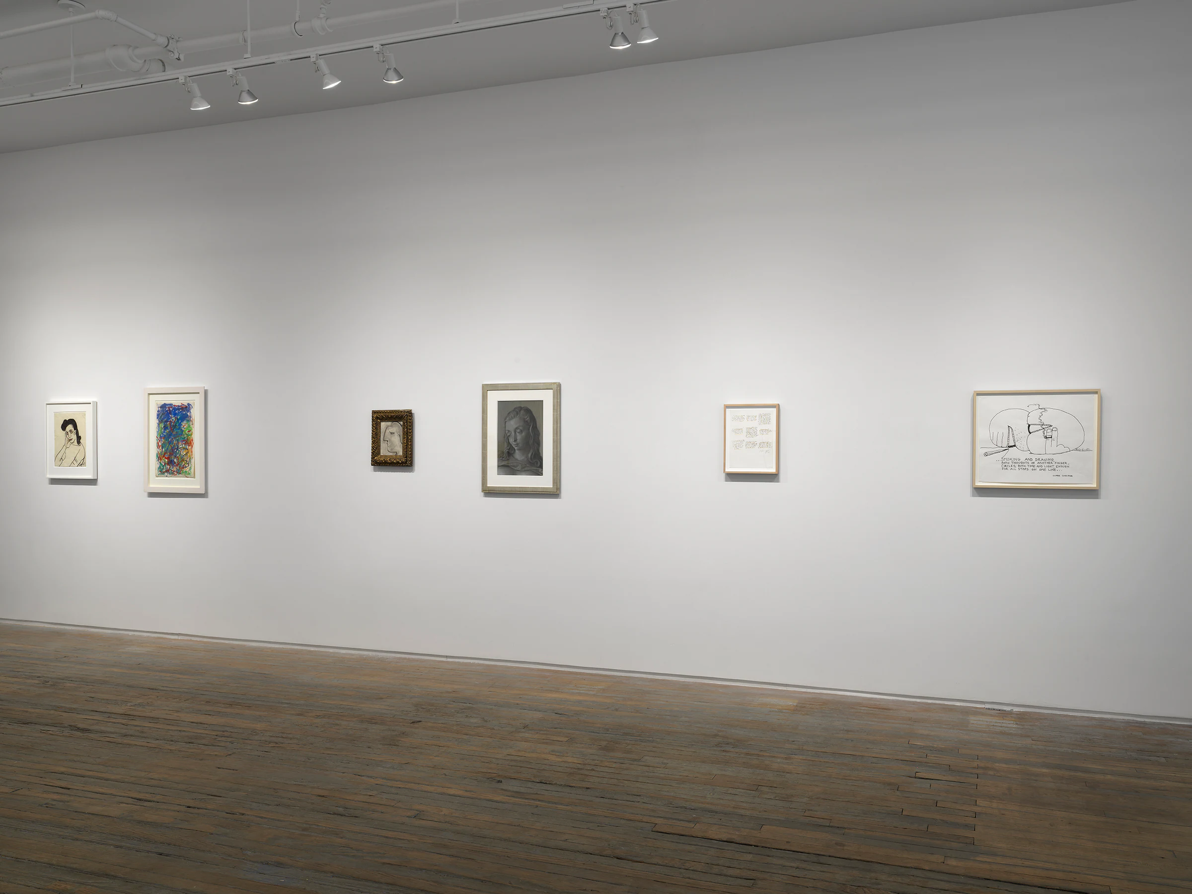 Works on Paper: 100 Years, installation view