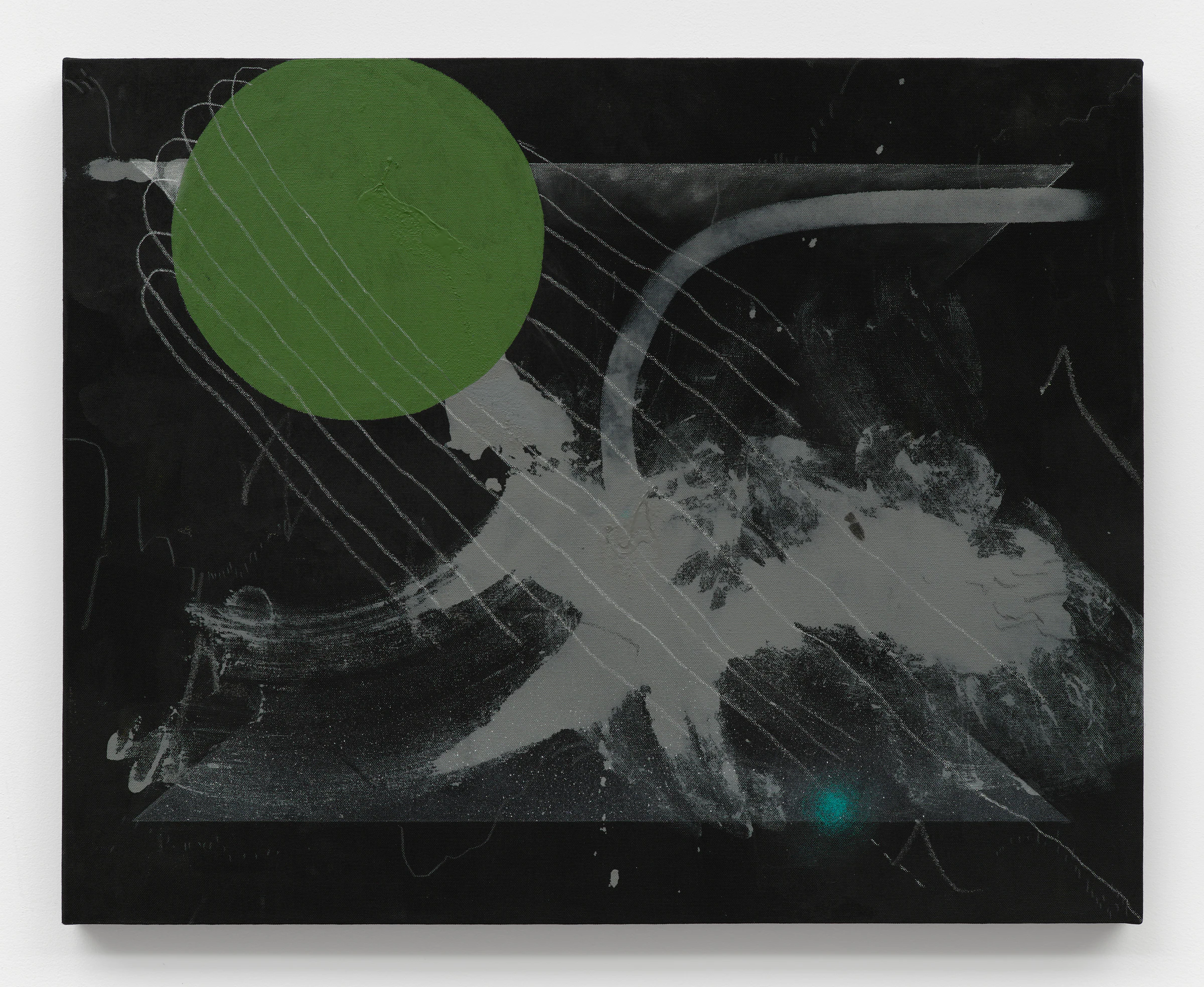 Turiya Adkins, Big Fish, 2026, Acrylic on canvas, 24 x 30 in 61 x 76.2 cm