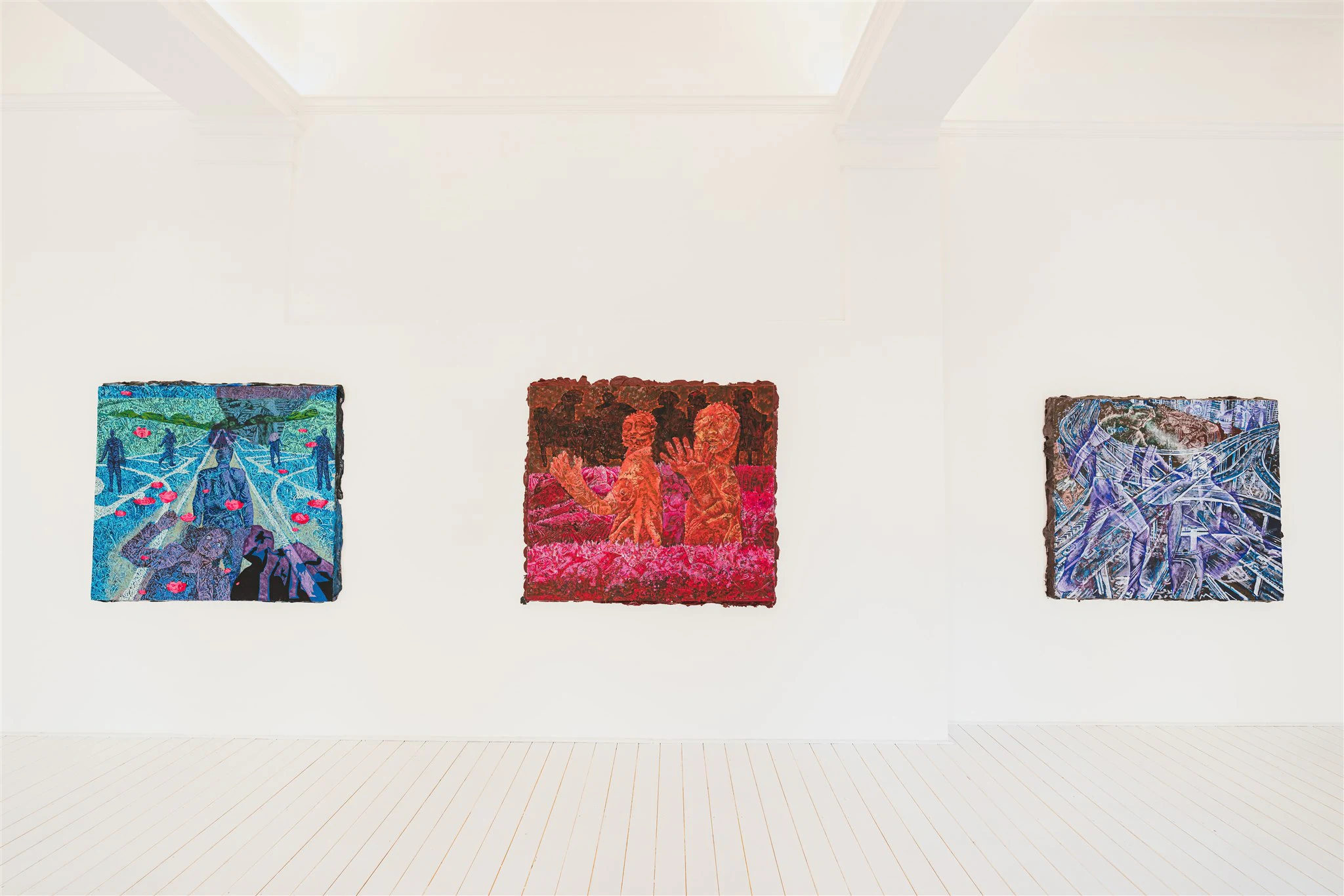 Adrian Schachter: Split Ends, installation view