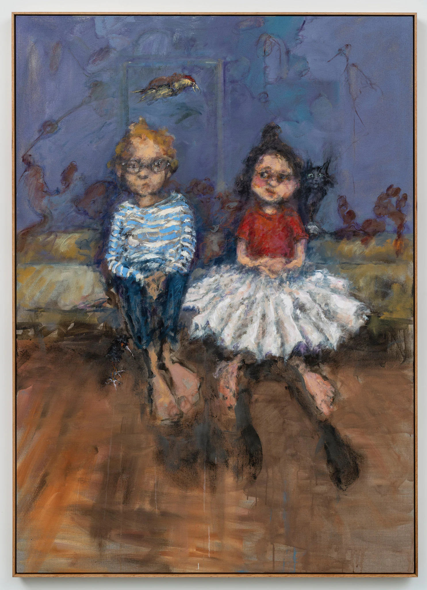 Eva Beresin, Too sweet to trust, 2026, Oil and acrylic on canvas, 67 3/4 x 48 3/8 in ; 172 x 123 cm