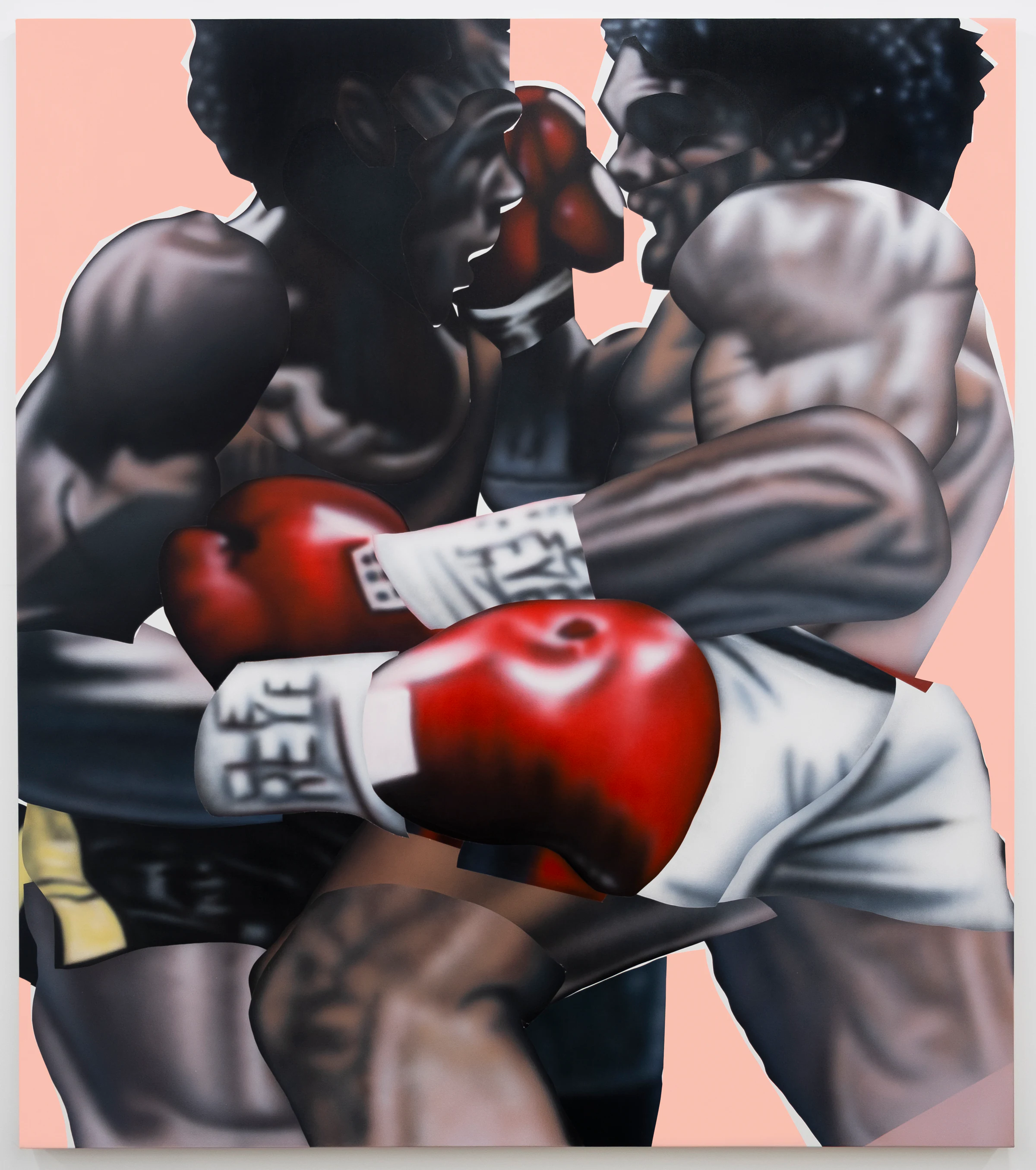 Alic Brock, No Mas, 2021, Acrylic on Canvas, 84 x 74 in, 213.4 x 188 cm