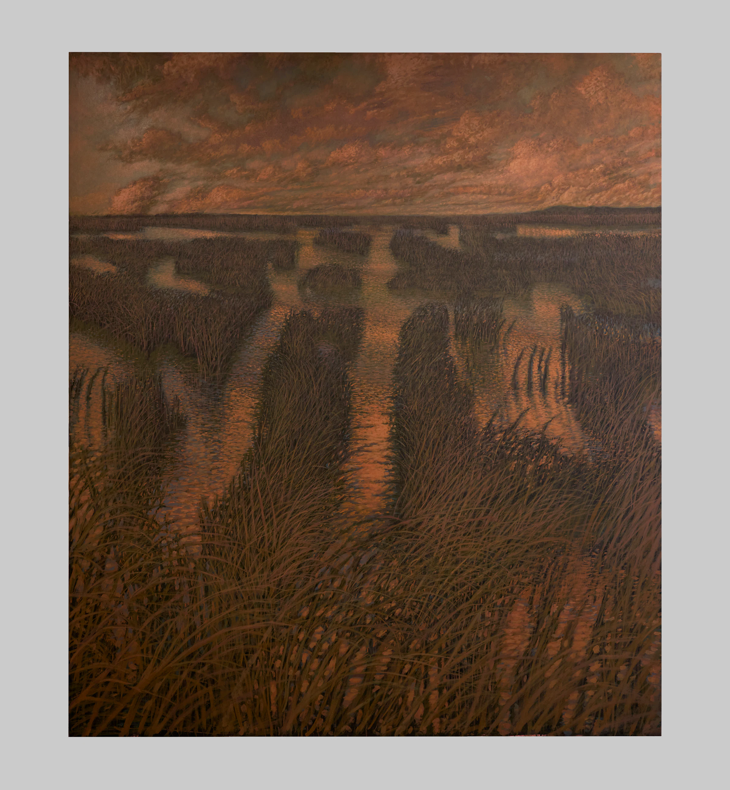 Francesco Cima, Padule, 2024, Oil on canvas, 88 9/16 x 76 3/4 in, 225 x 195 cm