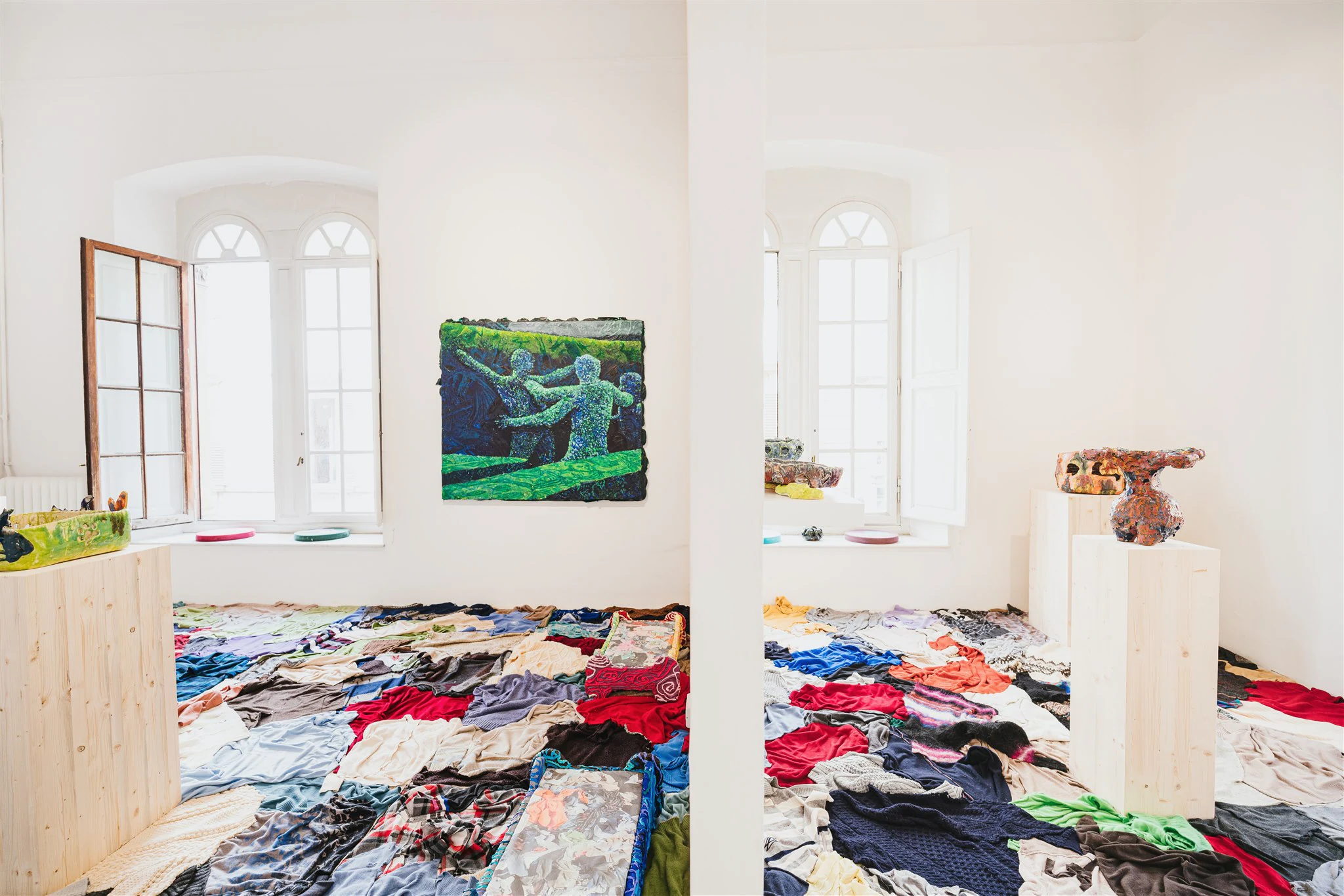 Adrian Schachter: Split Ends, installation view