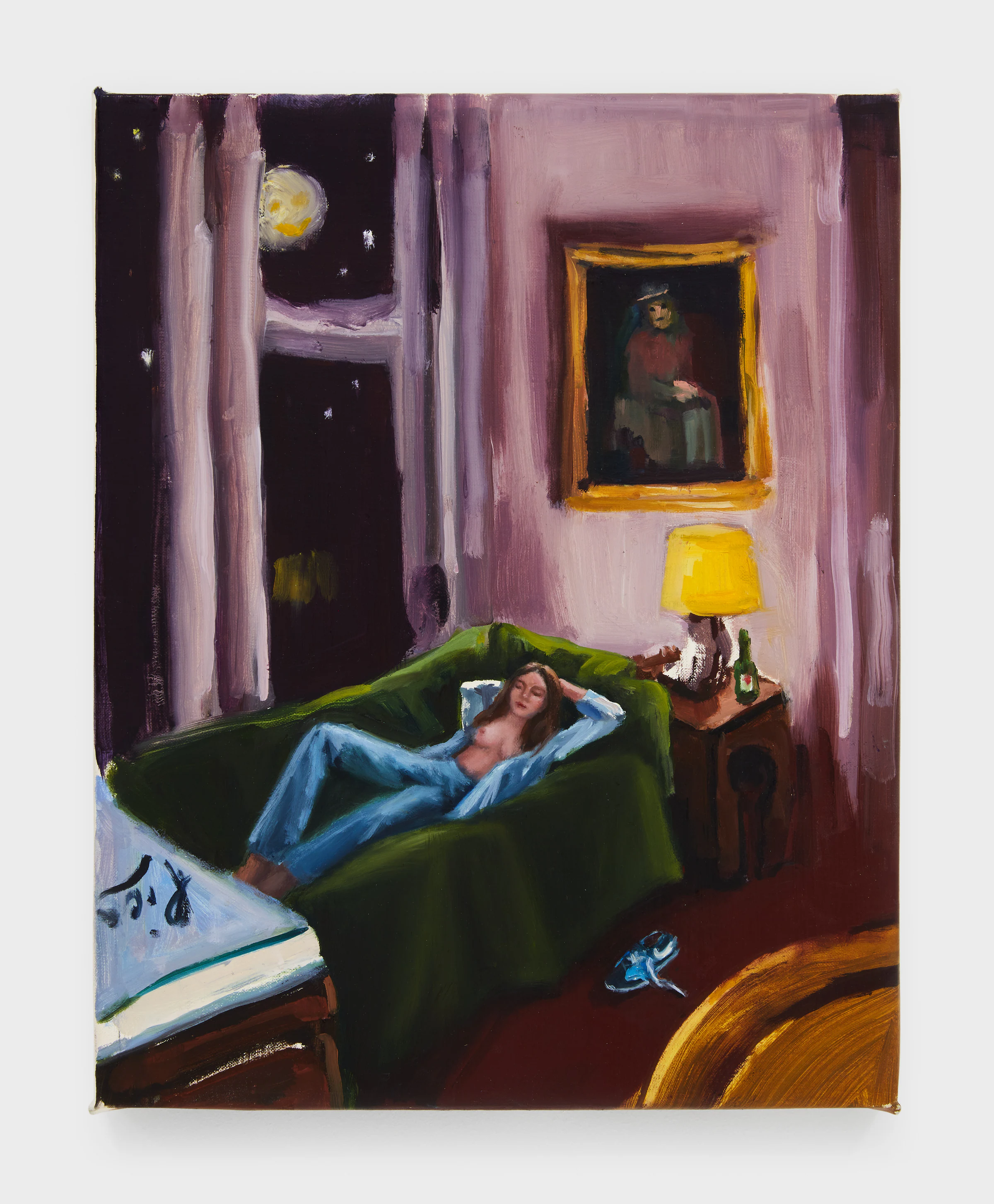 Karyn Lyons, The Introvert, 2022, Oil on Linen, 14 x 11 in, 35.6 x 27.9 cm