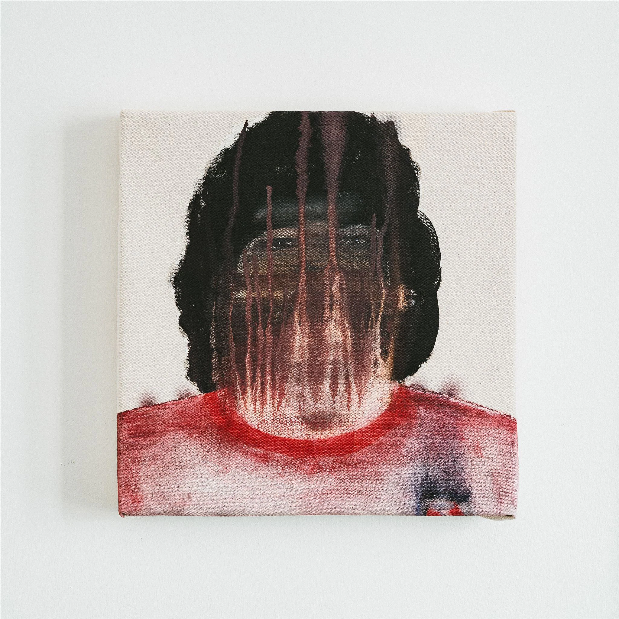 Marcelo Barchi, Untitled (Diegos), 2019 - 2022, Oil on Canvas, 13 3/8 x 13 3/8 in, 34 x 34 cm
