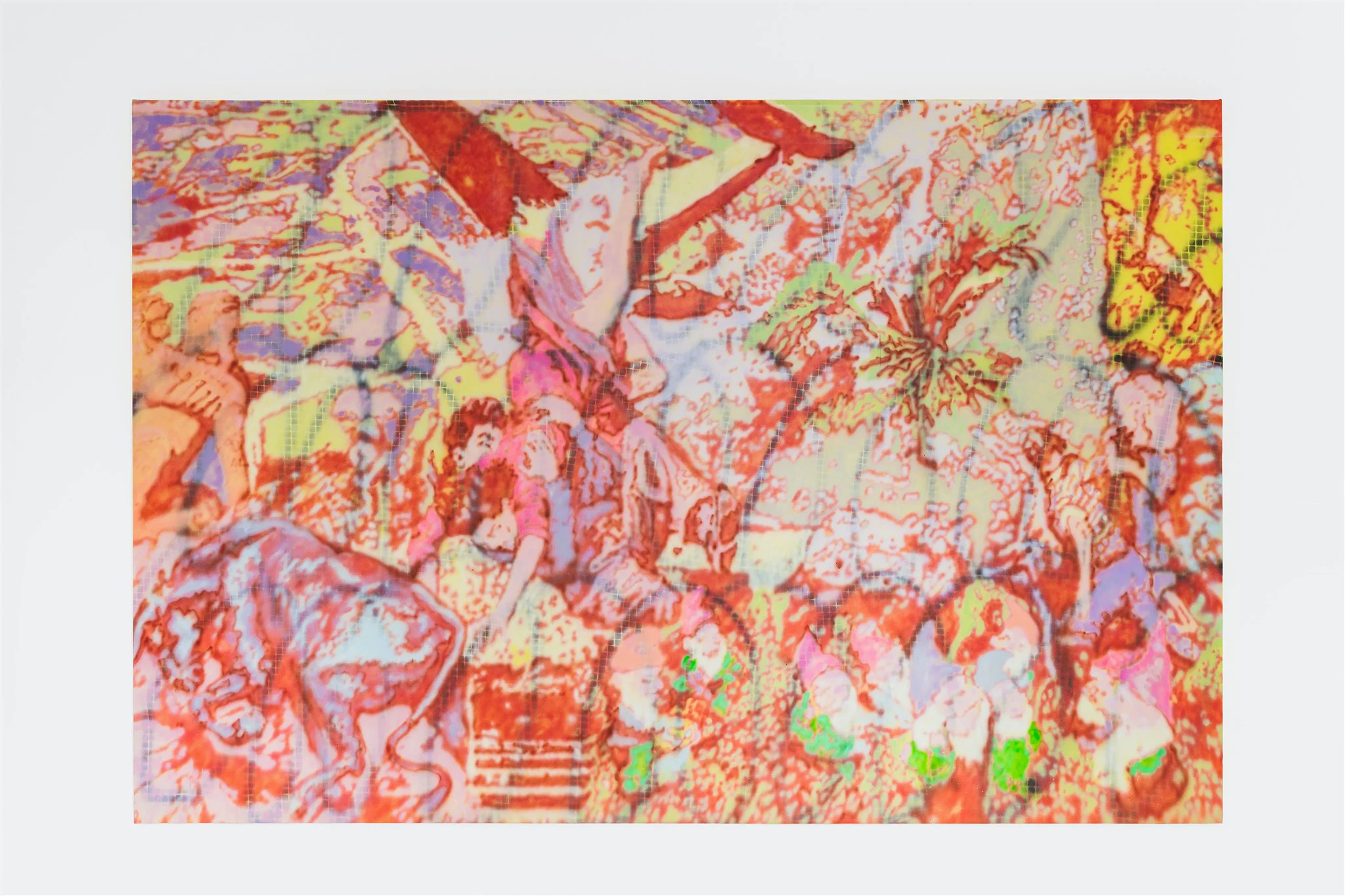 Arianna Tosi, Strade Comode ed Evidenti, 2022, Acrylic on Canvas, 118 1/8 x 78 3/4 in 300 x 200 cm