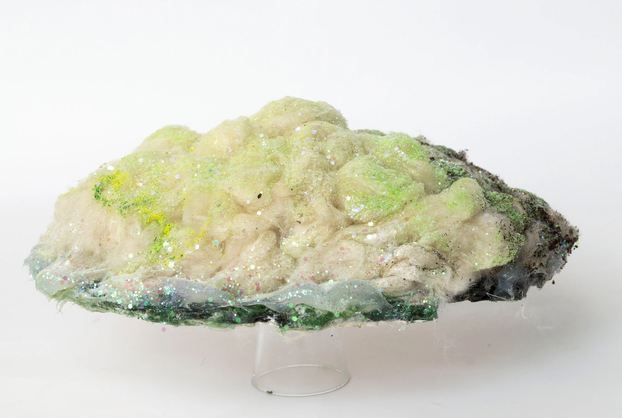 Coralla Maiuri, Qui finiscono le parole, 2026, Mixed media on porcelain, 11 3/4 x 11 x 6 1/4 in 30 x 28 x 16 cm