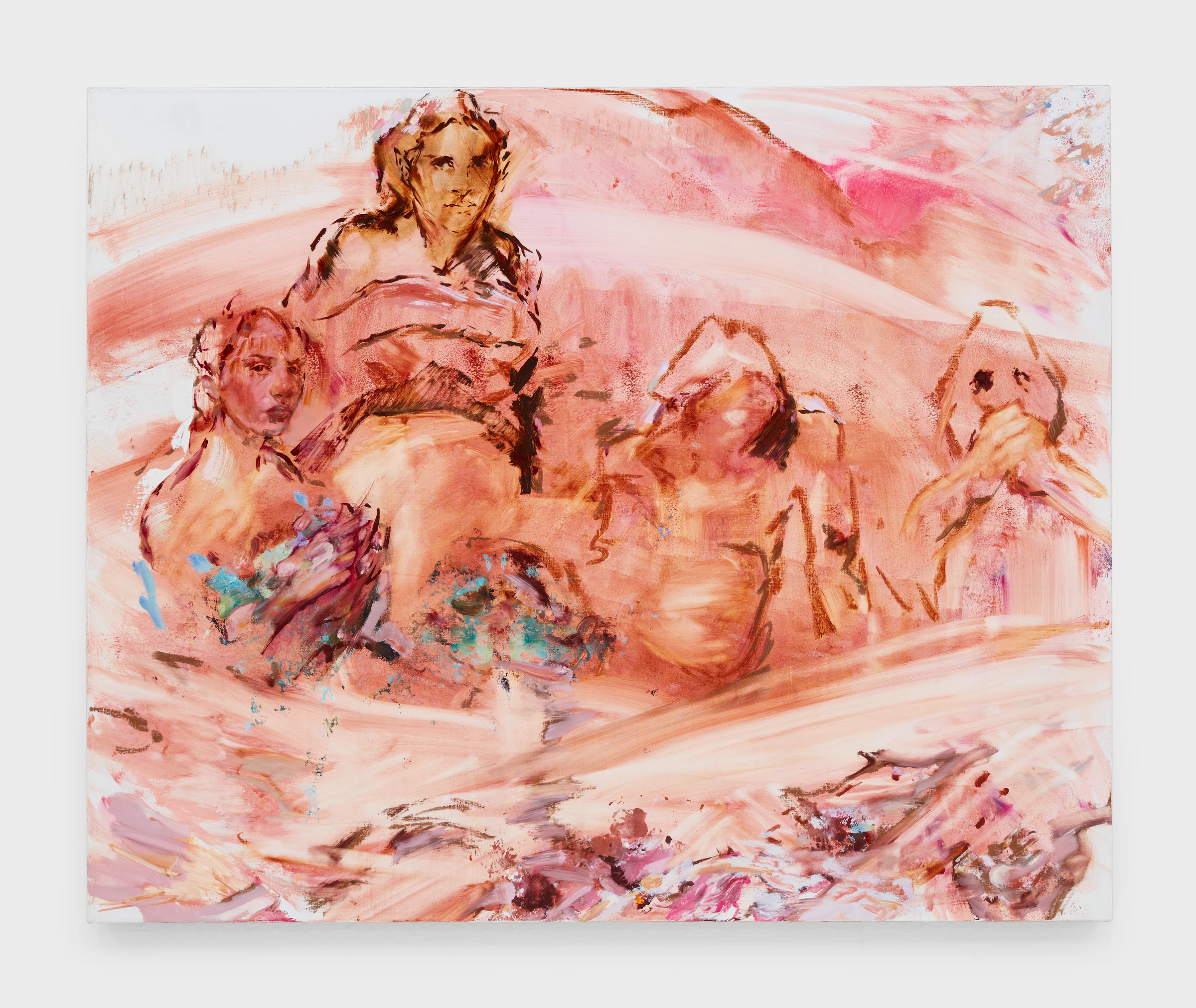 Kylie Manning, Hobbies, 2022, Oil on Linen, 36 x 44 in, 91.4 x 111.8 cm