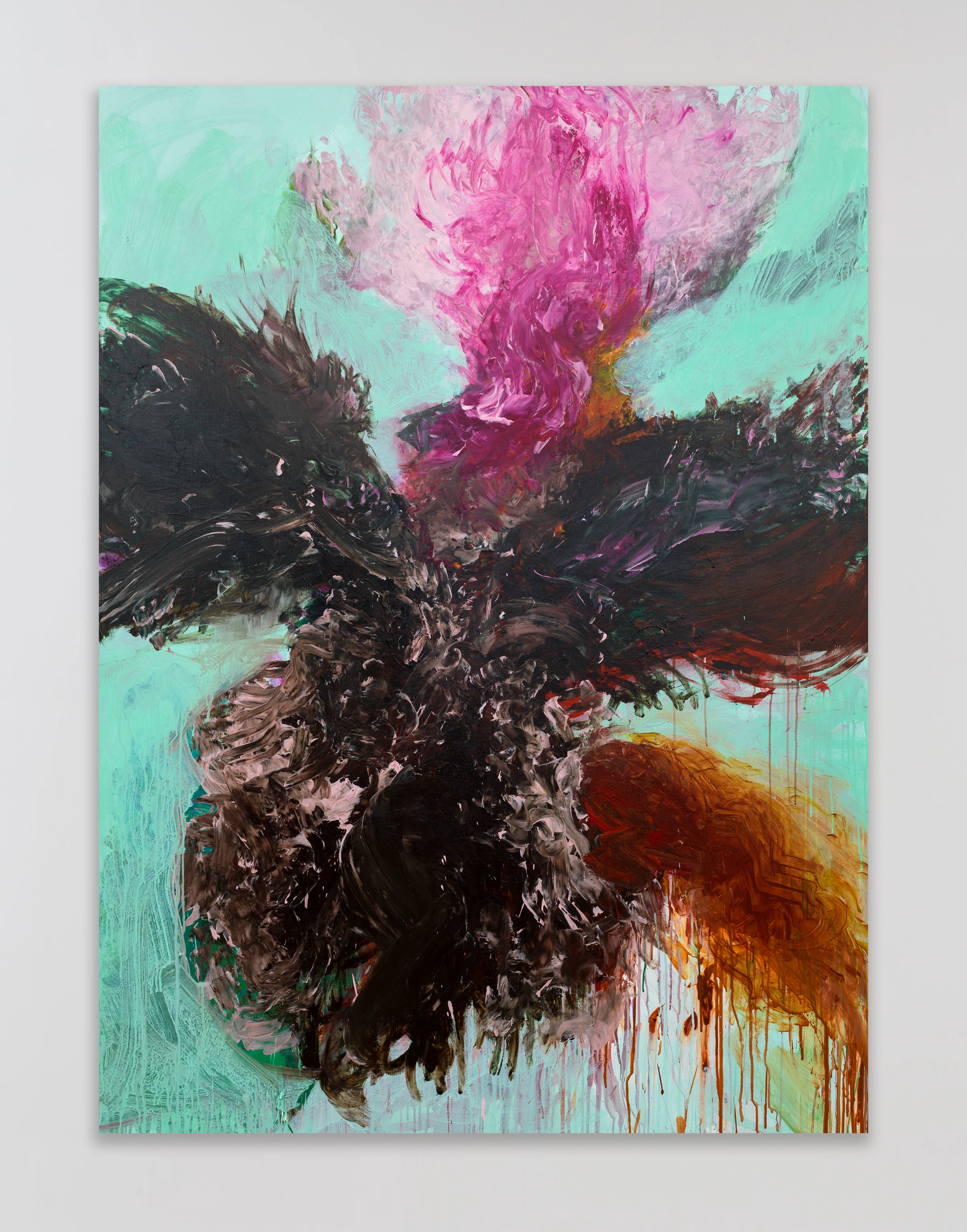 Alessandro Twombly, Life Essence, 2023, Acrylic on linen, 74 13/16 x 55 1/8 in 190 x 140 cm