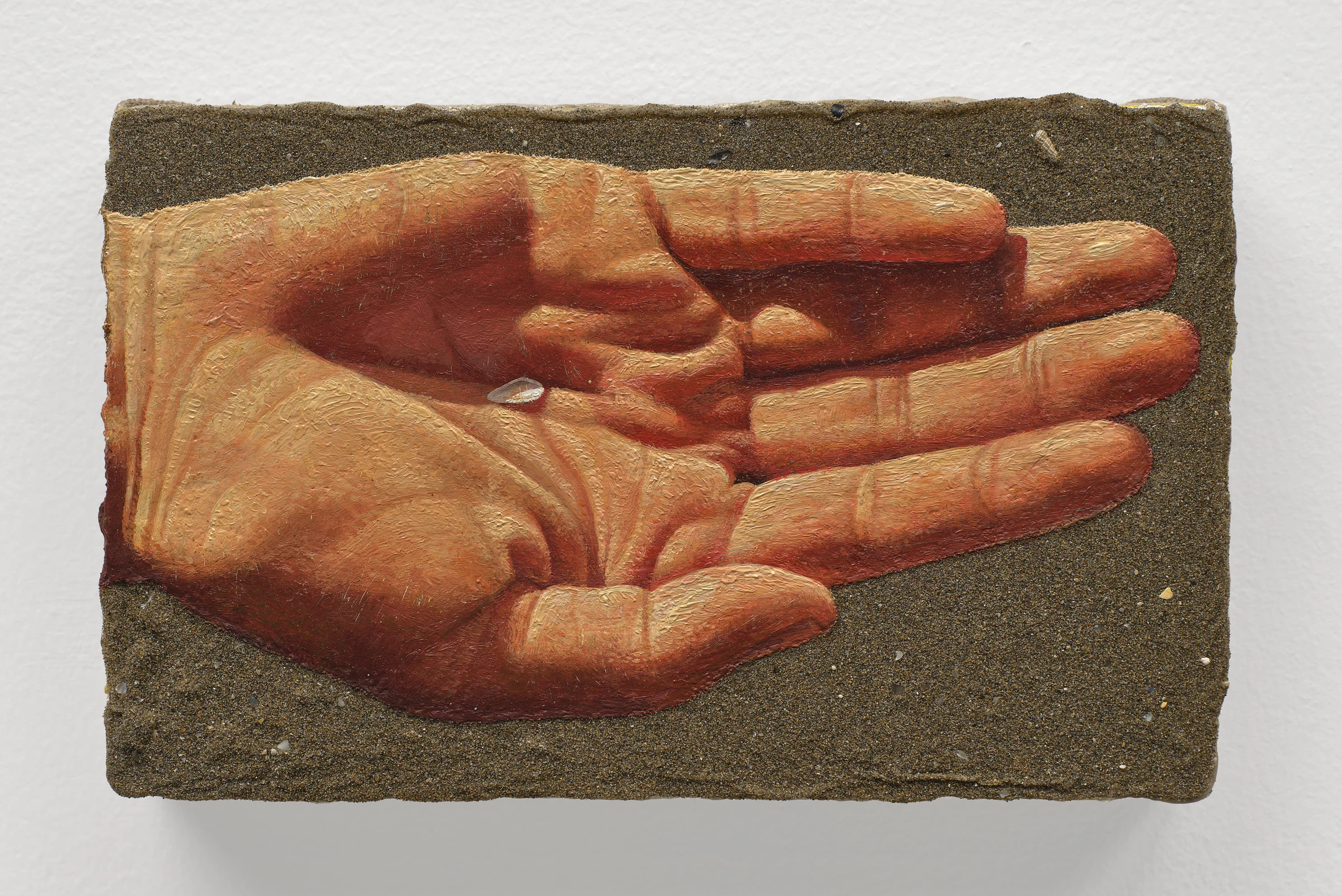 Vittorio Marella, L'offerta, 2026, Oil on canvas, 4 1/2 x 7 in ; 11.4 x 17.8 cm