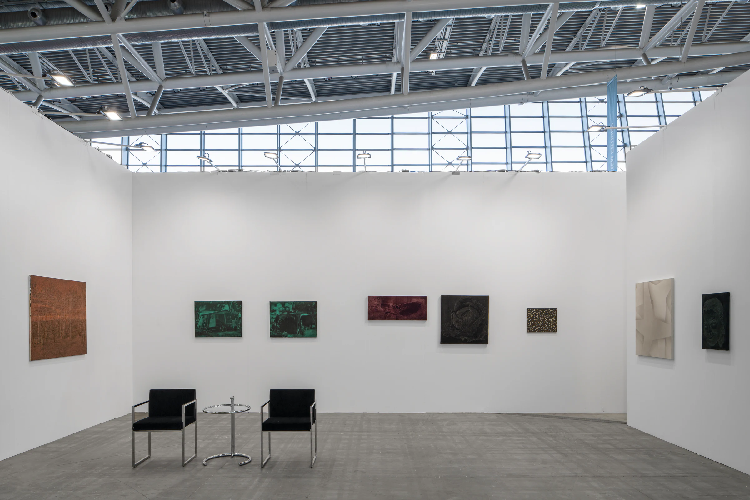 Adrian Schachter & Francesco Cima & Leonardo Meoni & Marco Scarpi: Artissima 2024, installation view